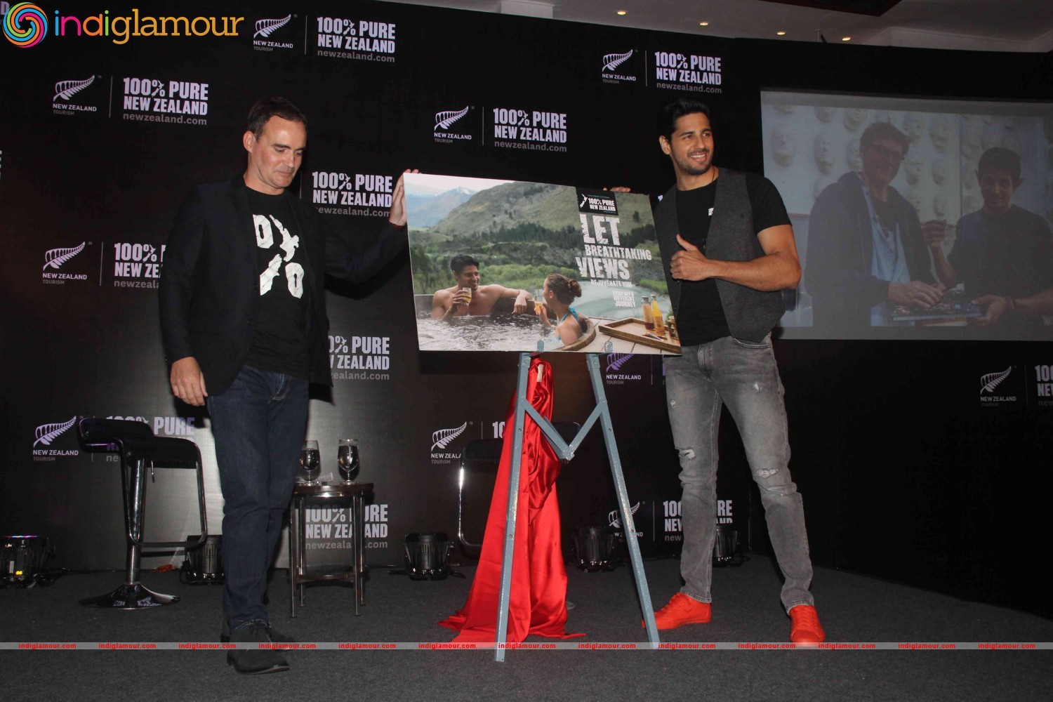 Sidharth Malhotra Unveils New Campaign for New Zealand Tourism Event hd photo