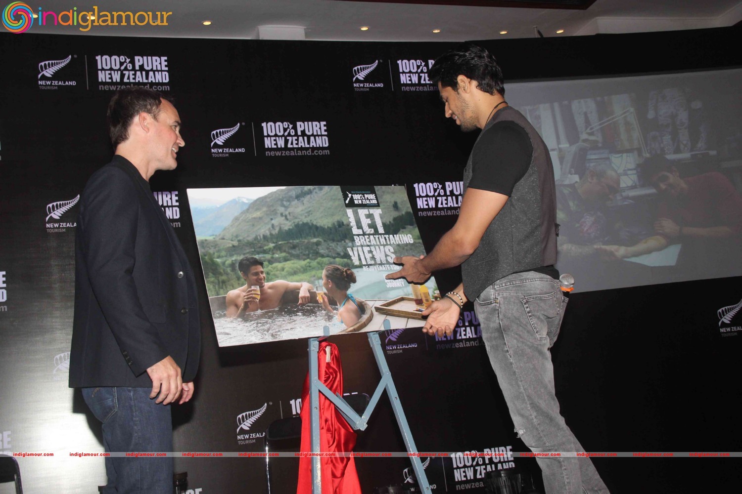 Sidharth Malhotra Unveils New Campaign for New Zealand Tourism Event hd photo