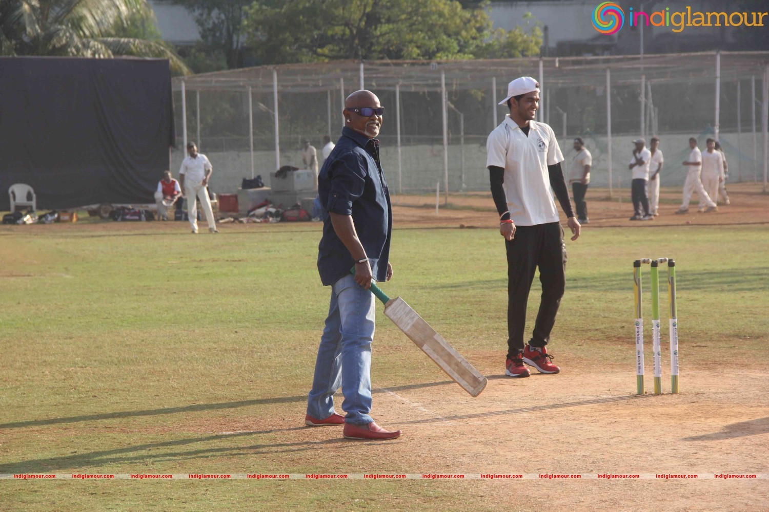 Suniel Shetty, Athiya participate Vishesh Cup Cricket Match Event hd photo