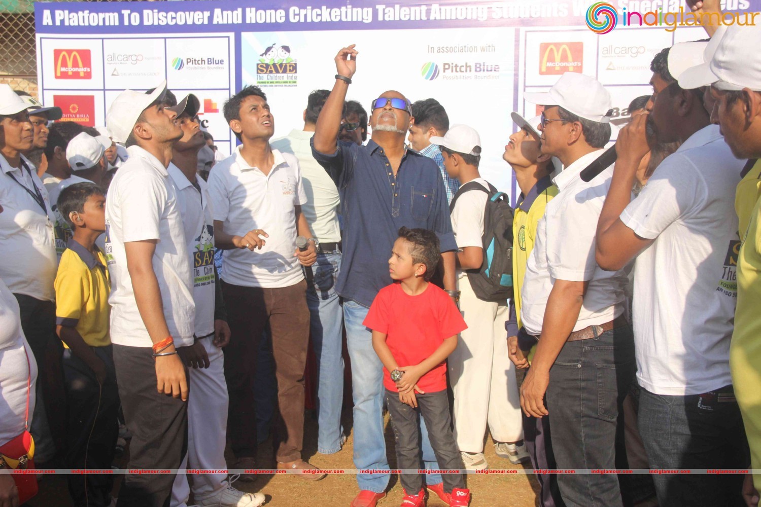 Suniel Shetty, Athiya participate Vishesh Cup Cricket Match Event hd photo