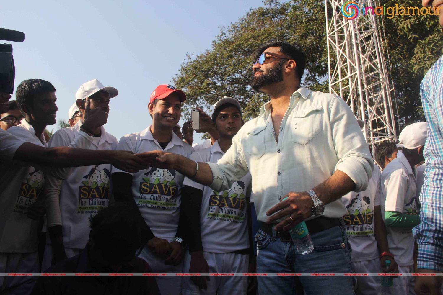 Suniel Shetty, Athiya participate Vishesh Cup Cricket Match Event hd photo