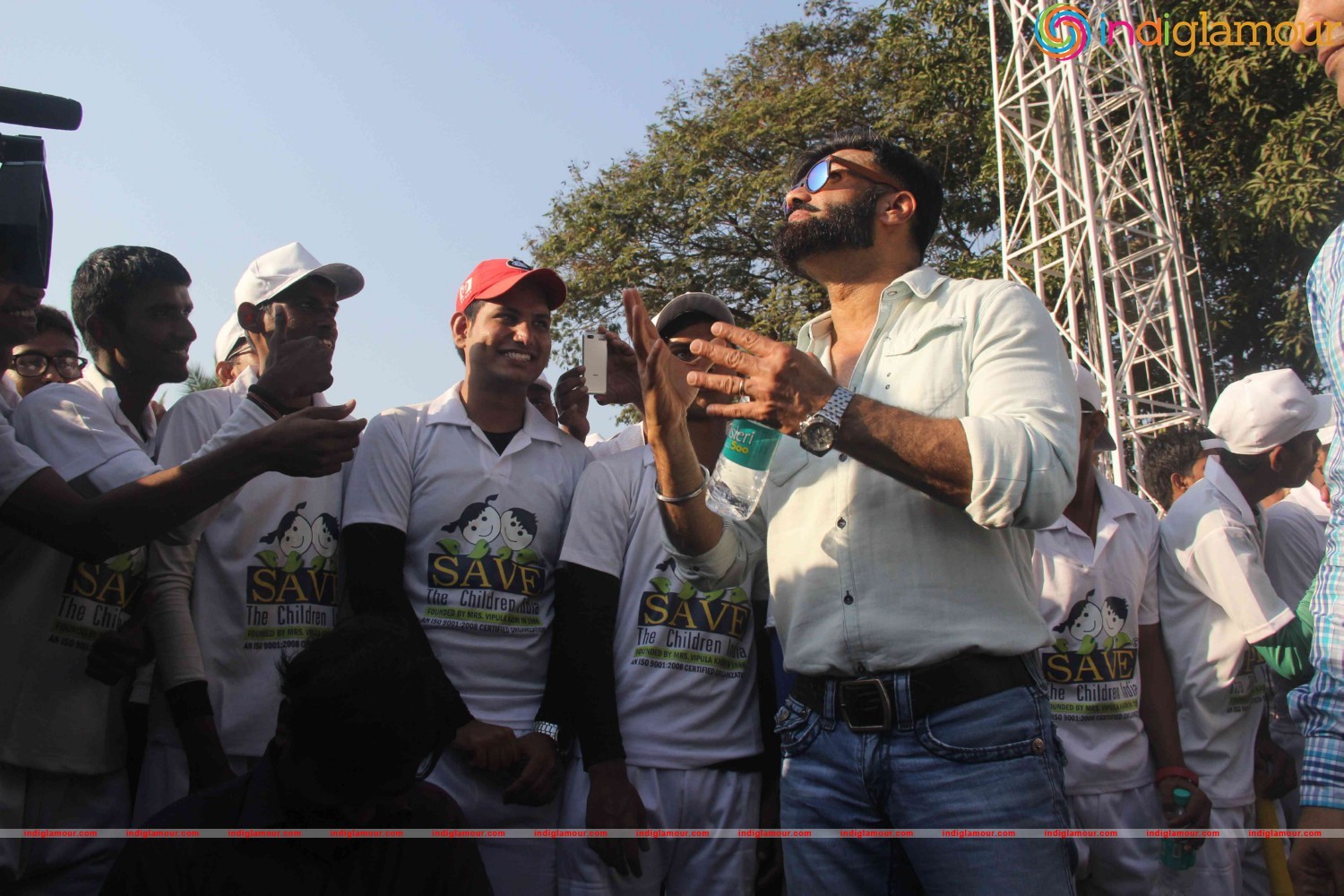 Suniel Shetty, Athiya participate Vishesh Cup Cricket Match Event hd photo