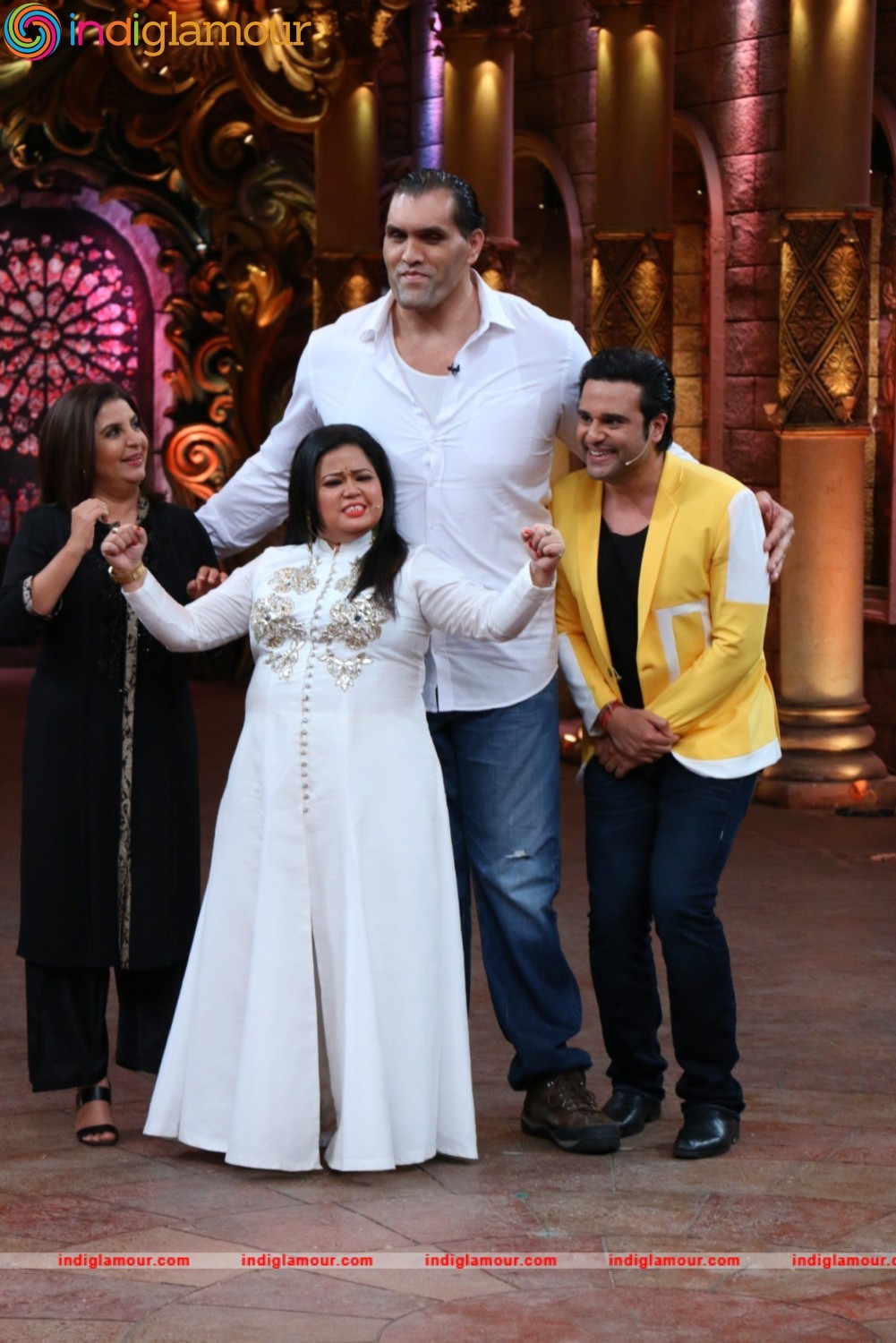 Comedy Nights Bachao with Farah Khan and Great Khali Event hd photo