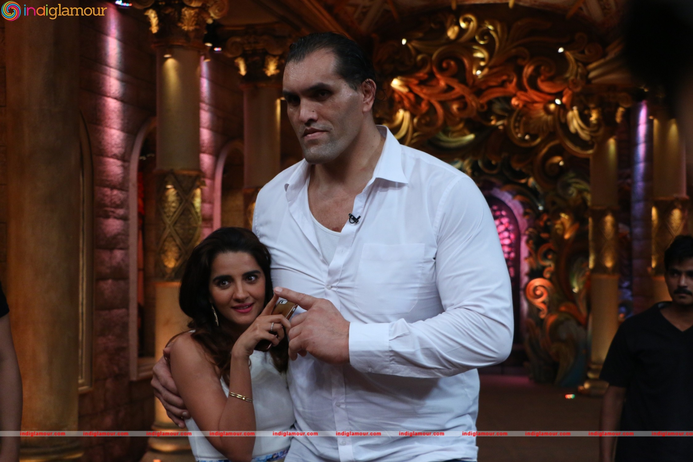Comedy Nights Bachao with Farah Khan and Great Khali Event hd photo