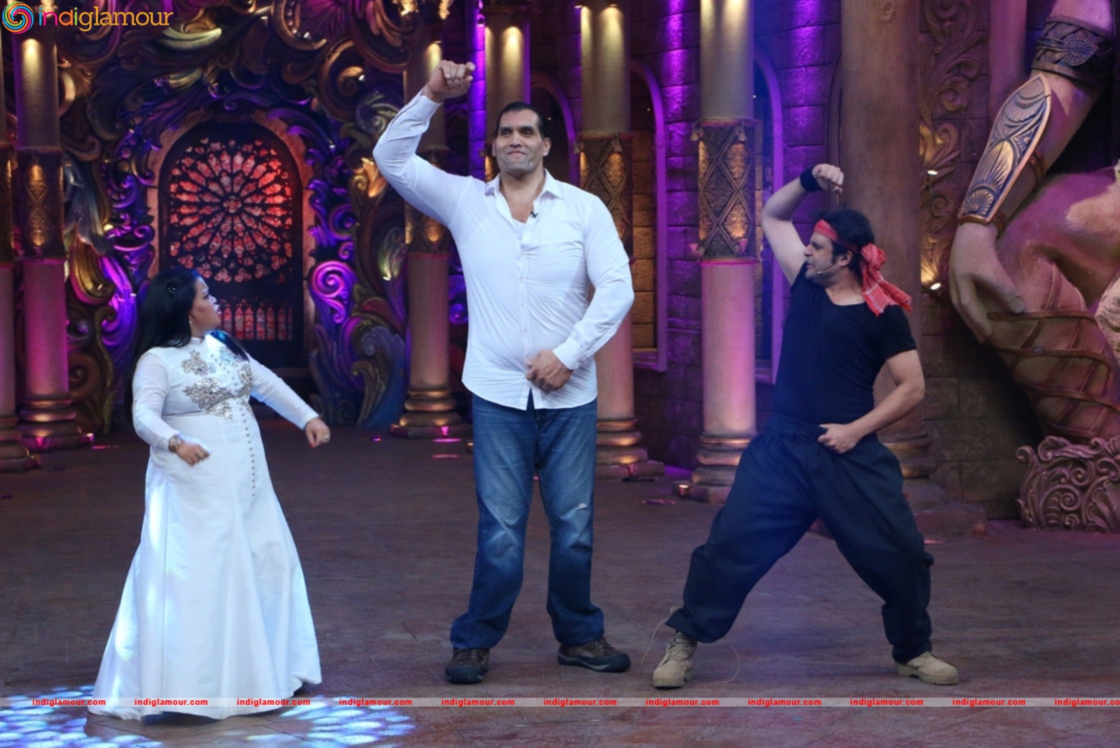 Comedy Nights Bachao with Farah Khan and Great Khali Event hd photo