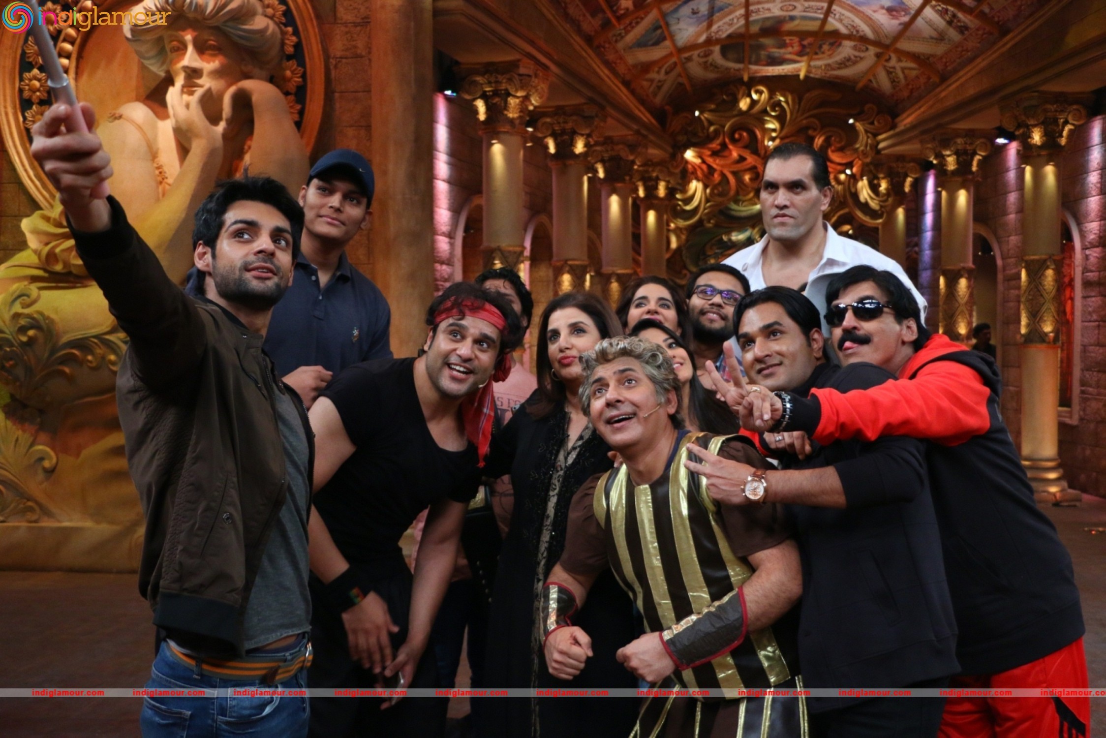 Comedy Nights Bachao with Farah Khan and Great Khali Event hd photo