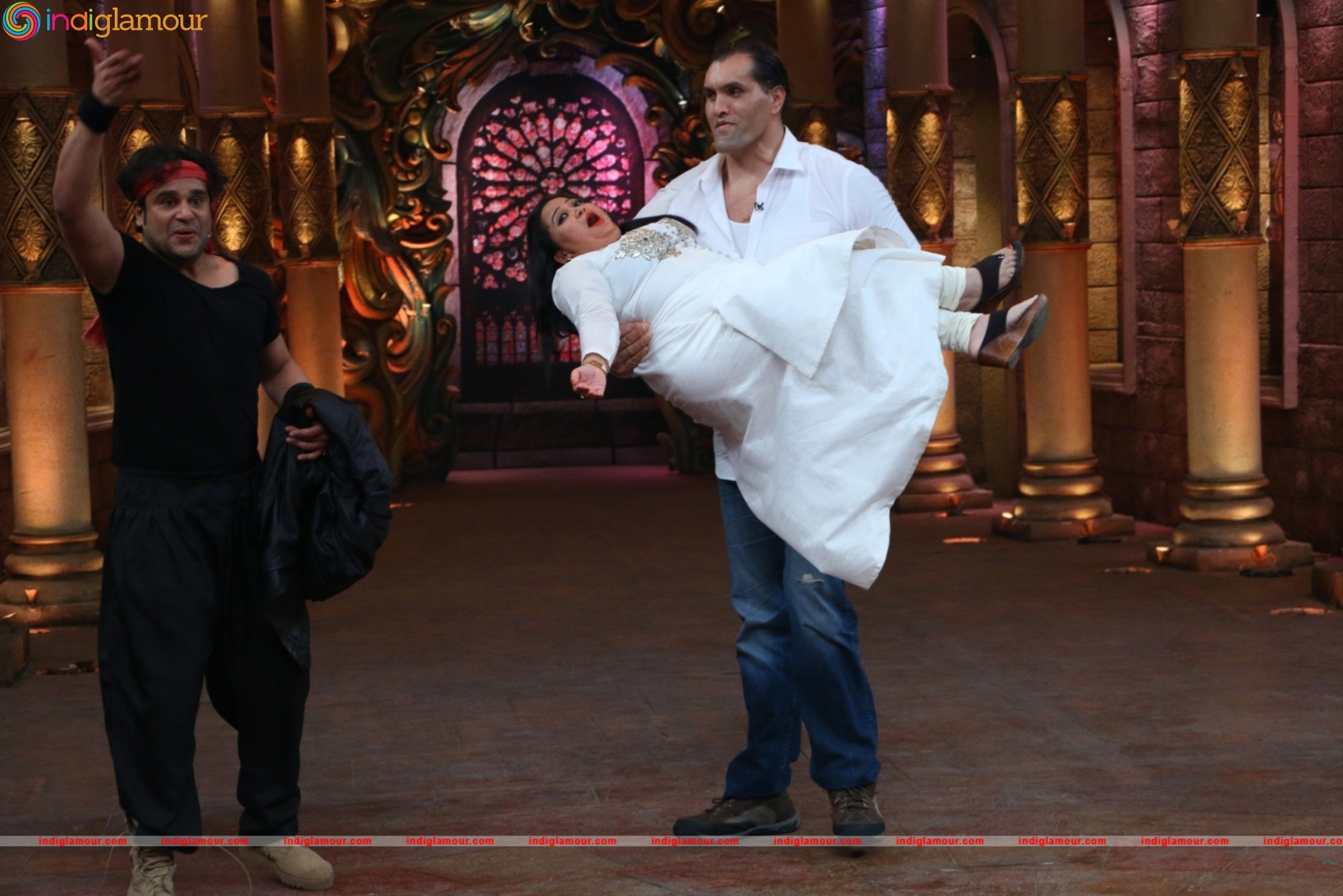 Comedy Nights Bachao with Farah Khan and Great Khali Event hd photo