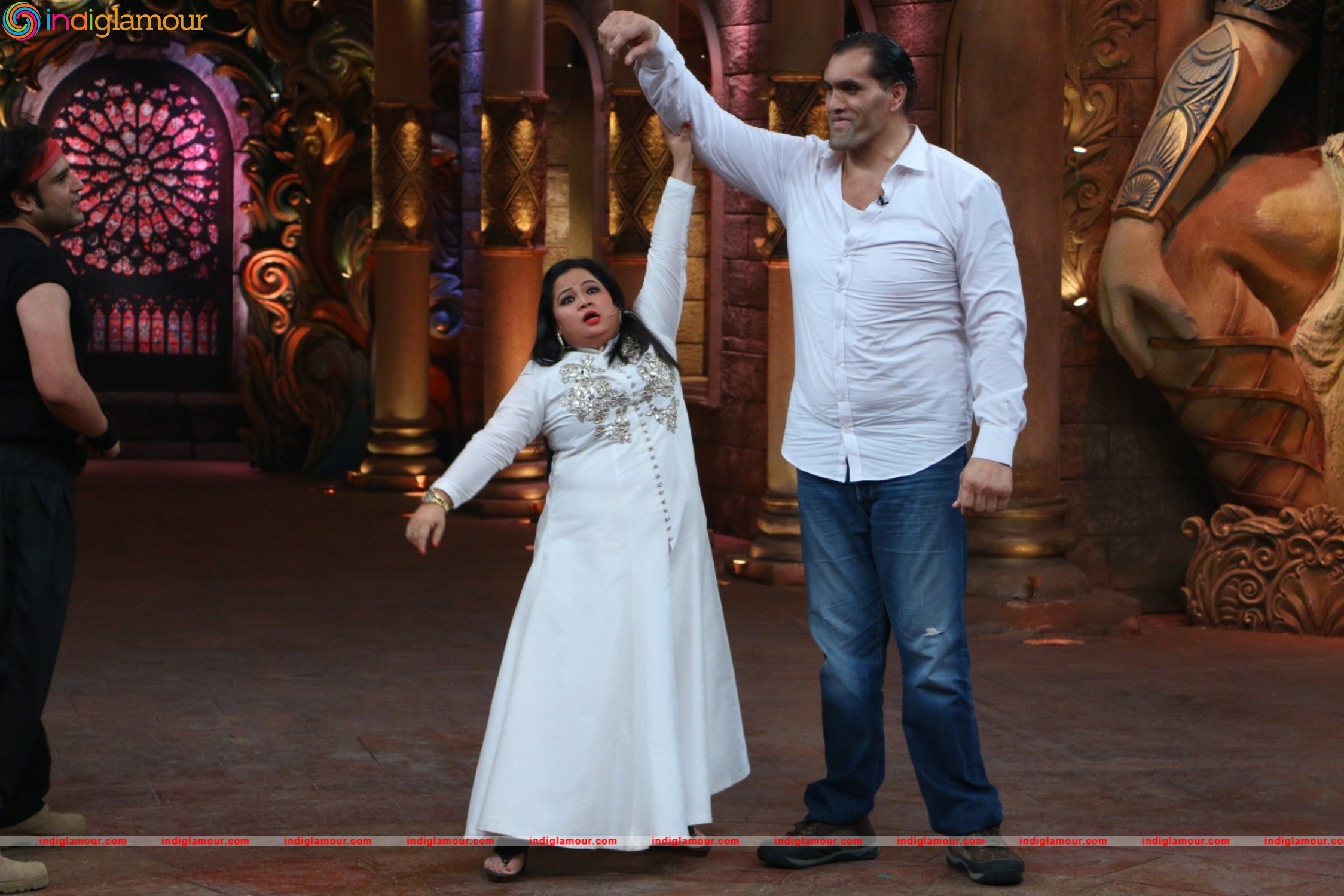 Comedy Nights Bachao with Farah Khan and Great Khali Event hd photo