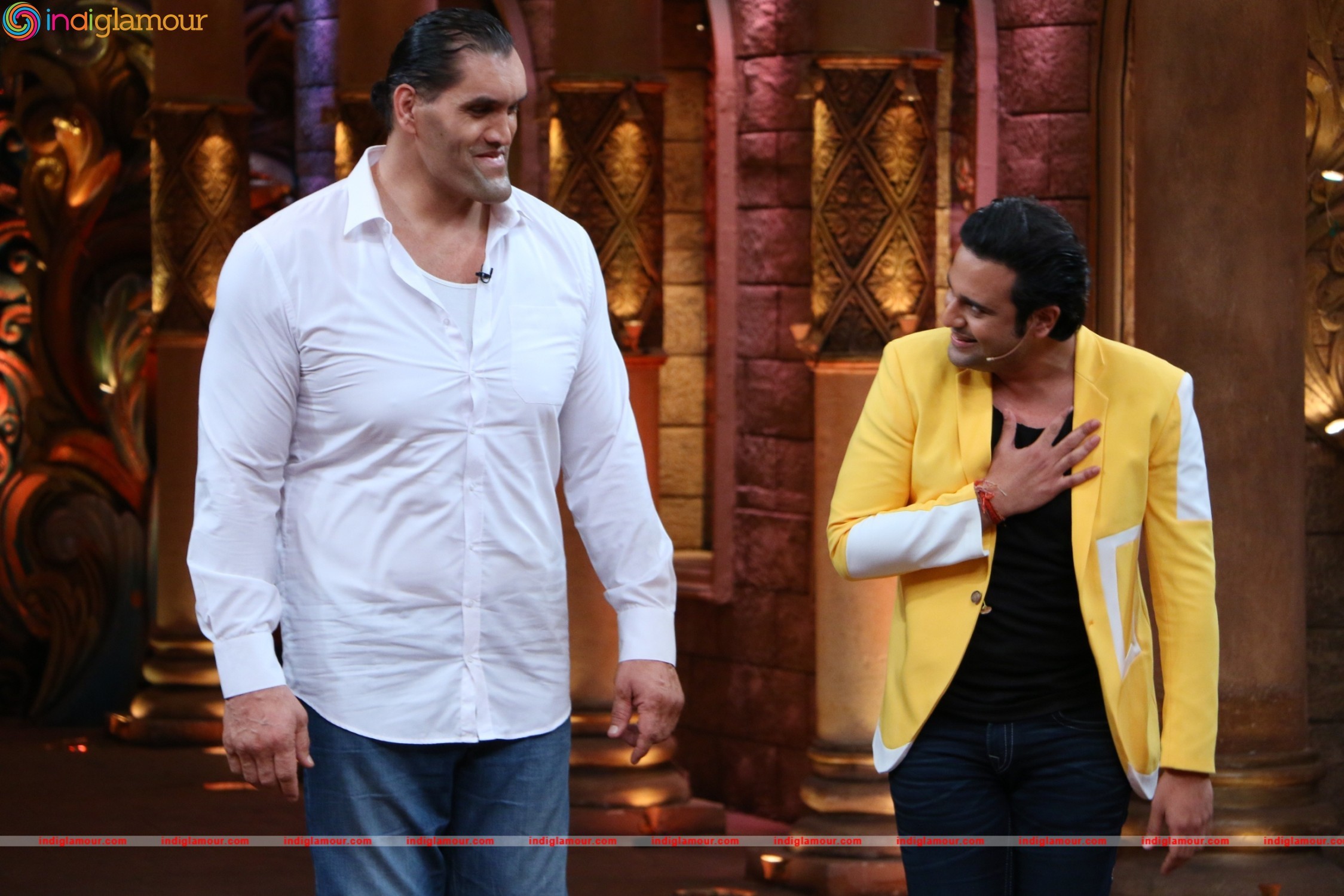 Comedy Nights Bachao with Farah Khan and Great Khali Event hd photo