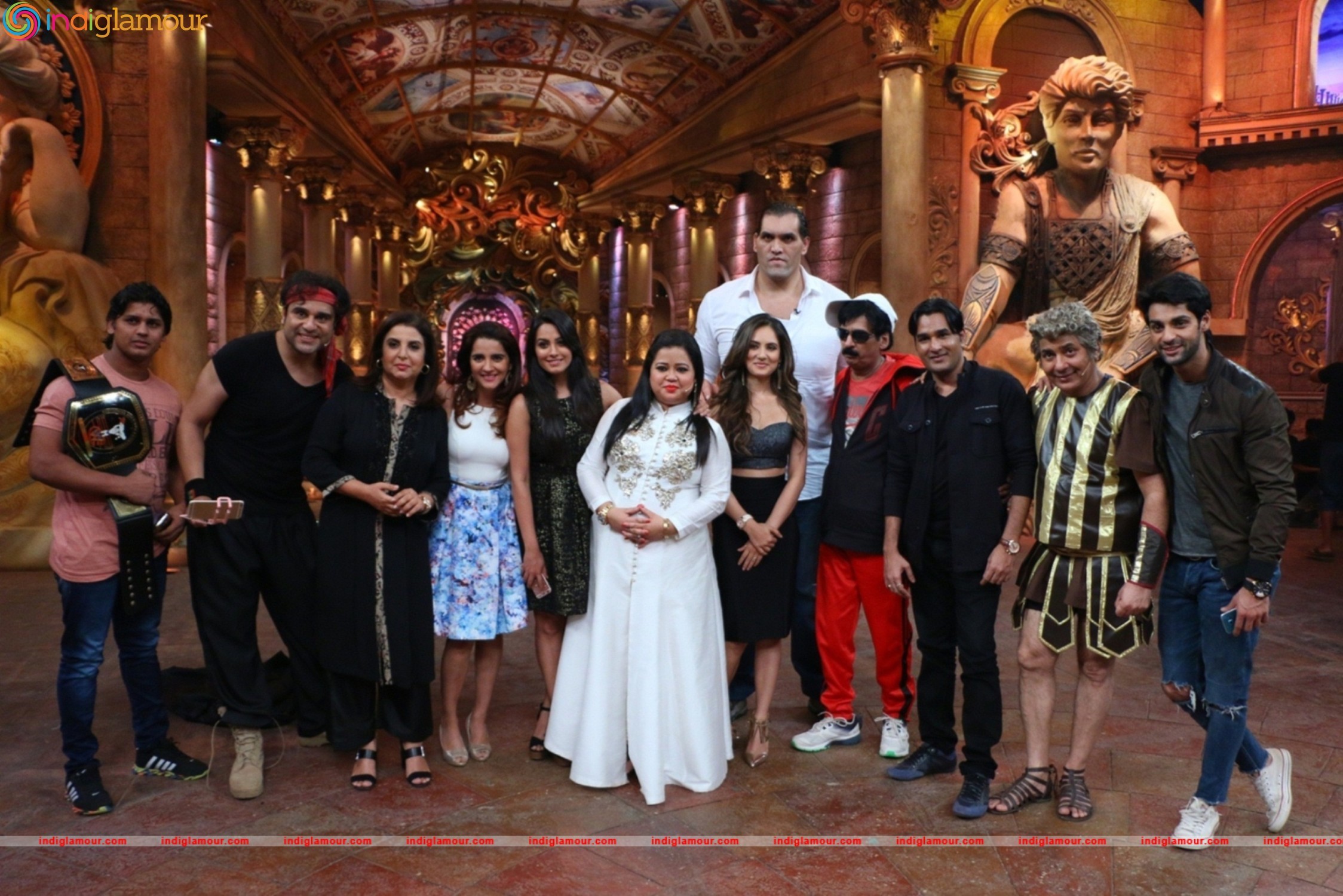 Comedy Nights Bachao with Farah Khan and Great Khali Event hd photo