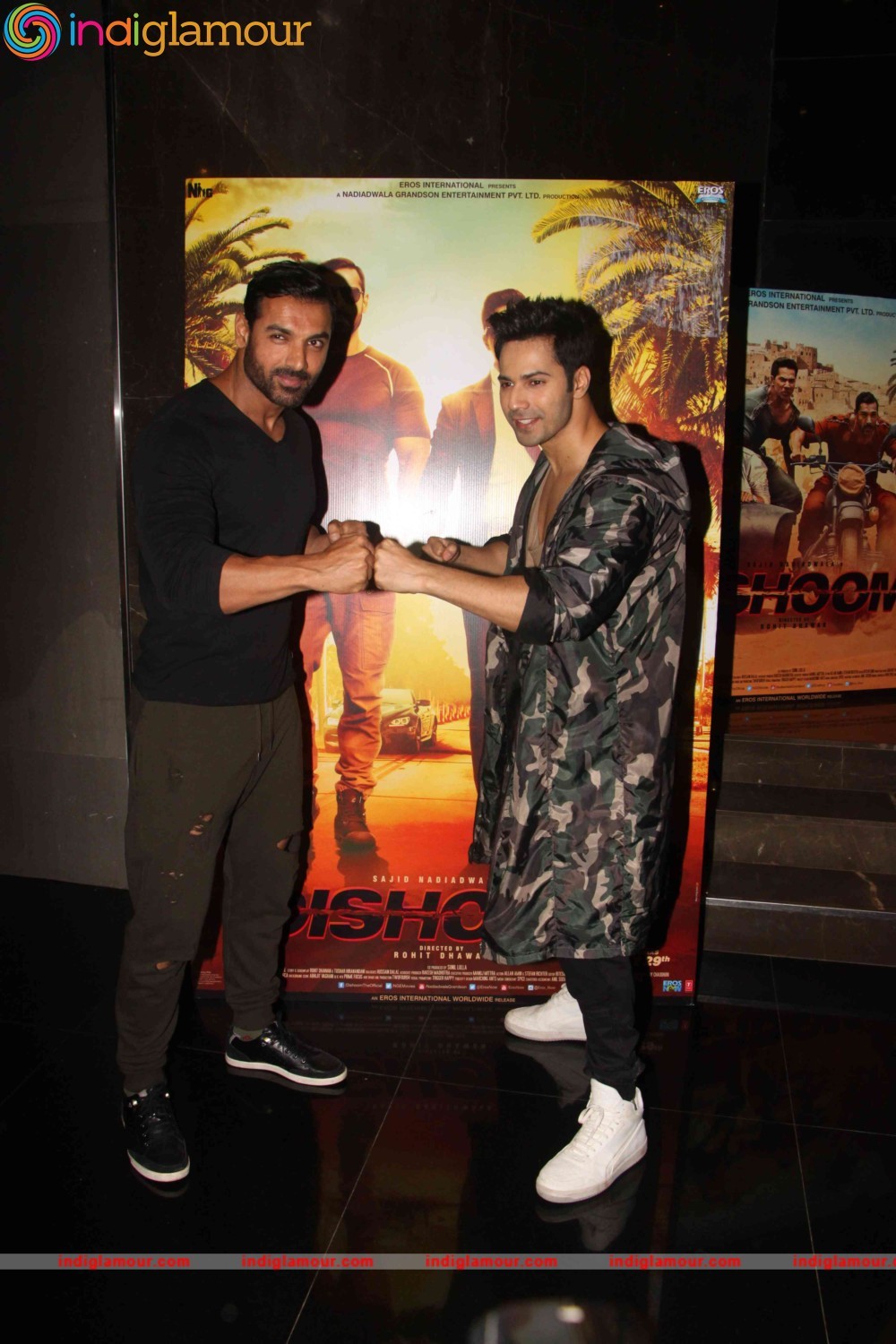 John Abraham and Varun Dhawan Interact with their Fans Event hd photo