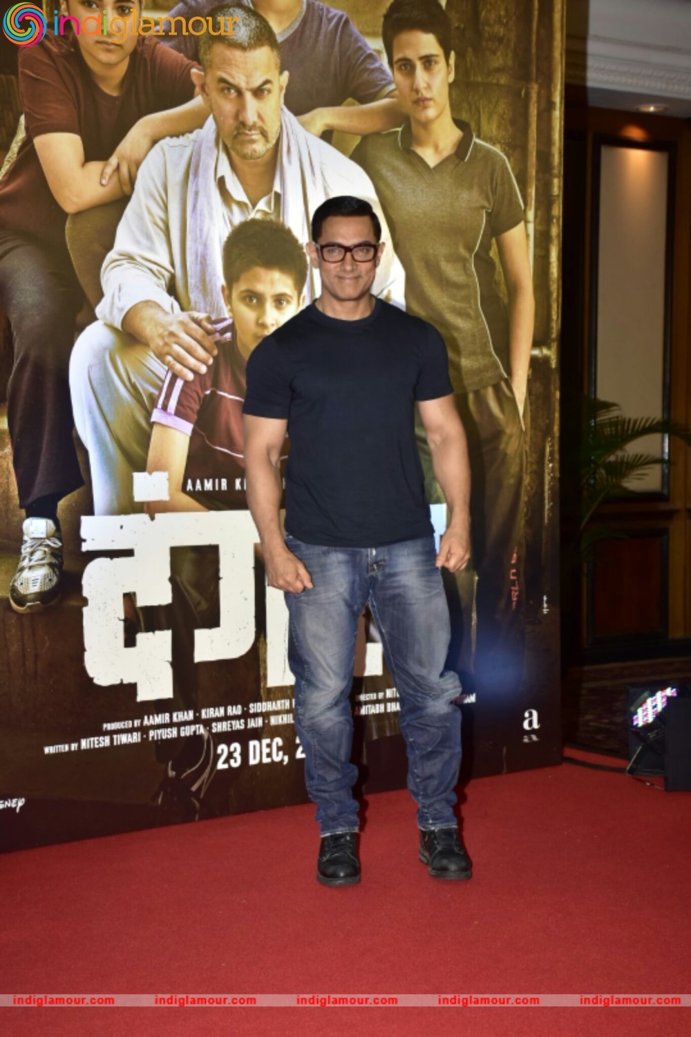 Poster Launch of Film Dangal Event hd photo