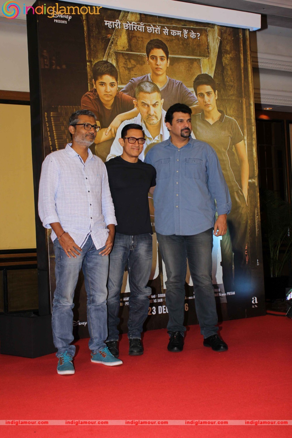 Poster Launch of Film Dangal Event hd photo
