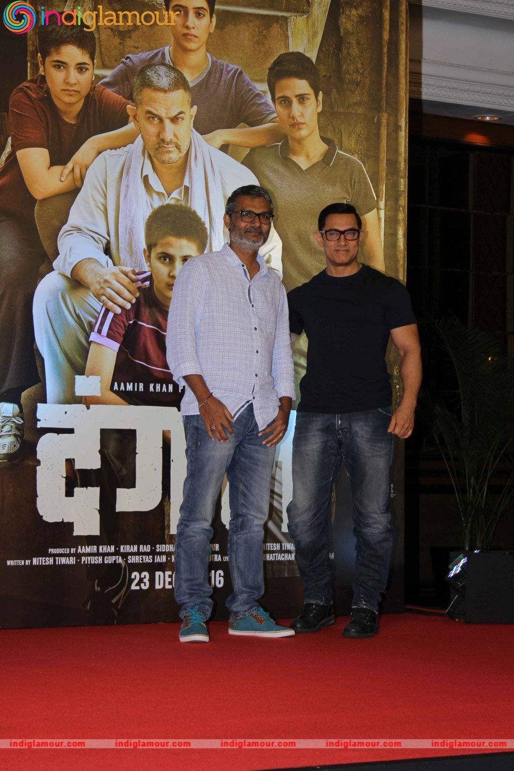 Poster Launch of Film Dangal Event hd photo