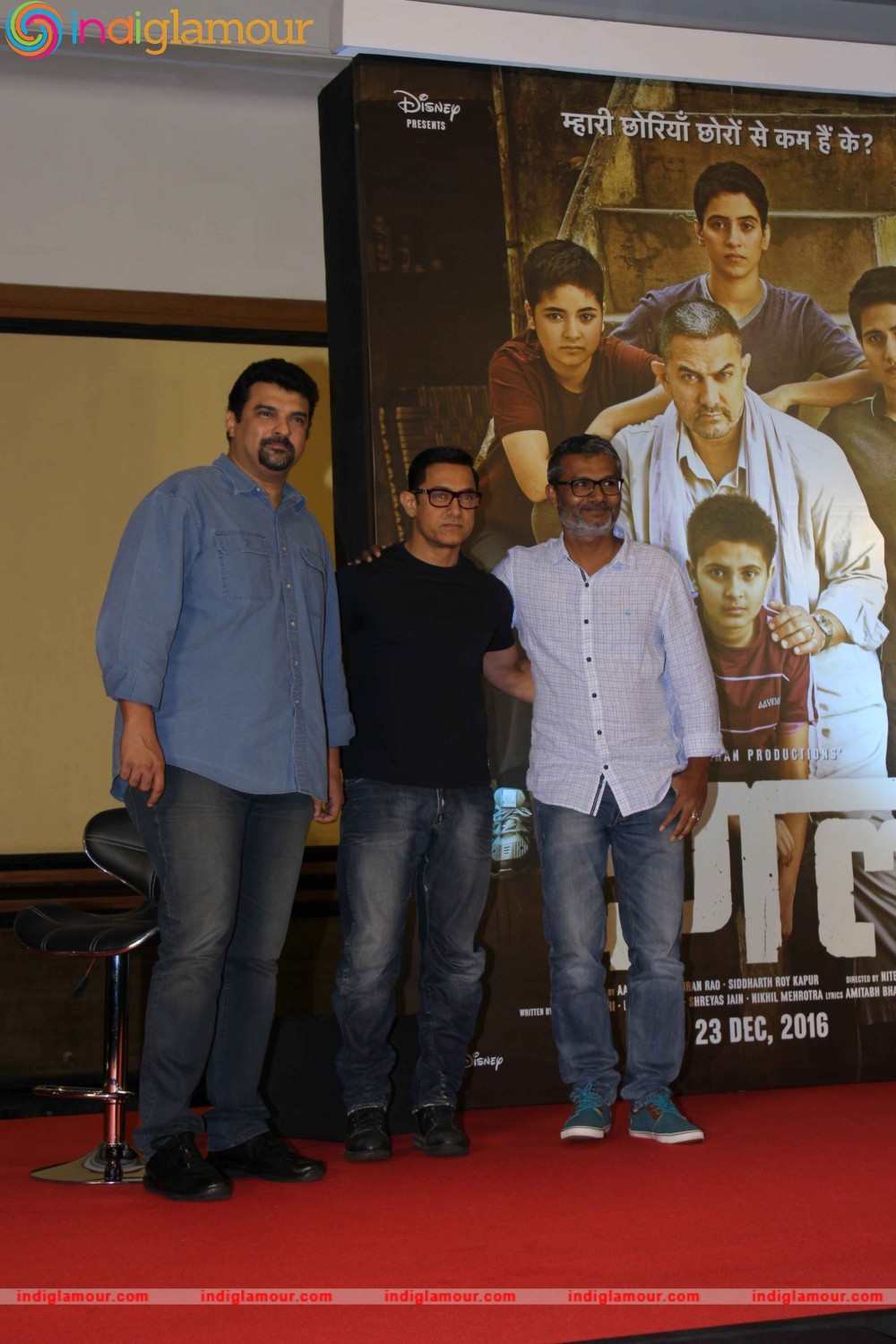 Poster Launch of Film Dangal Event hd photo