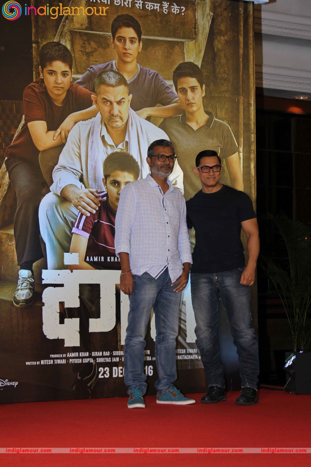 Poster Launch of Film Dangal Event hd photo