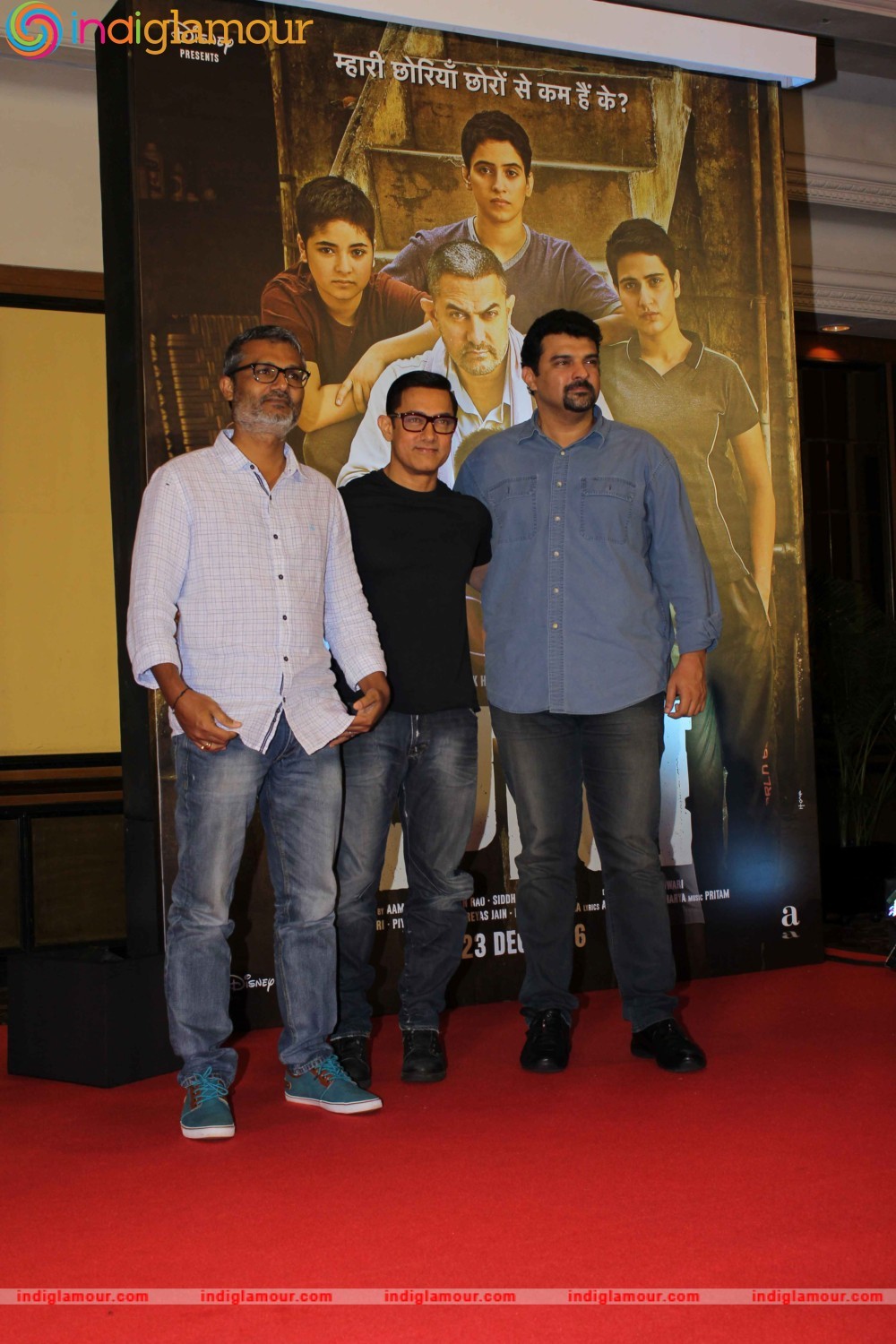 Poster Launch of Film Dangal Event hd photo