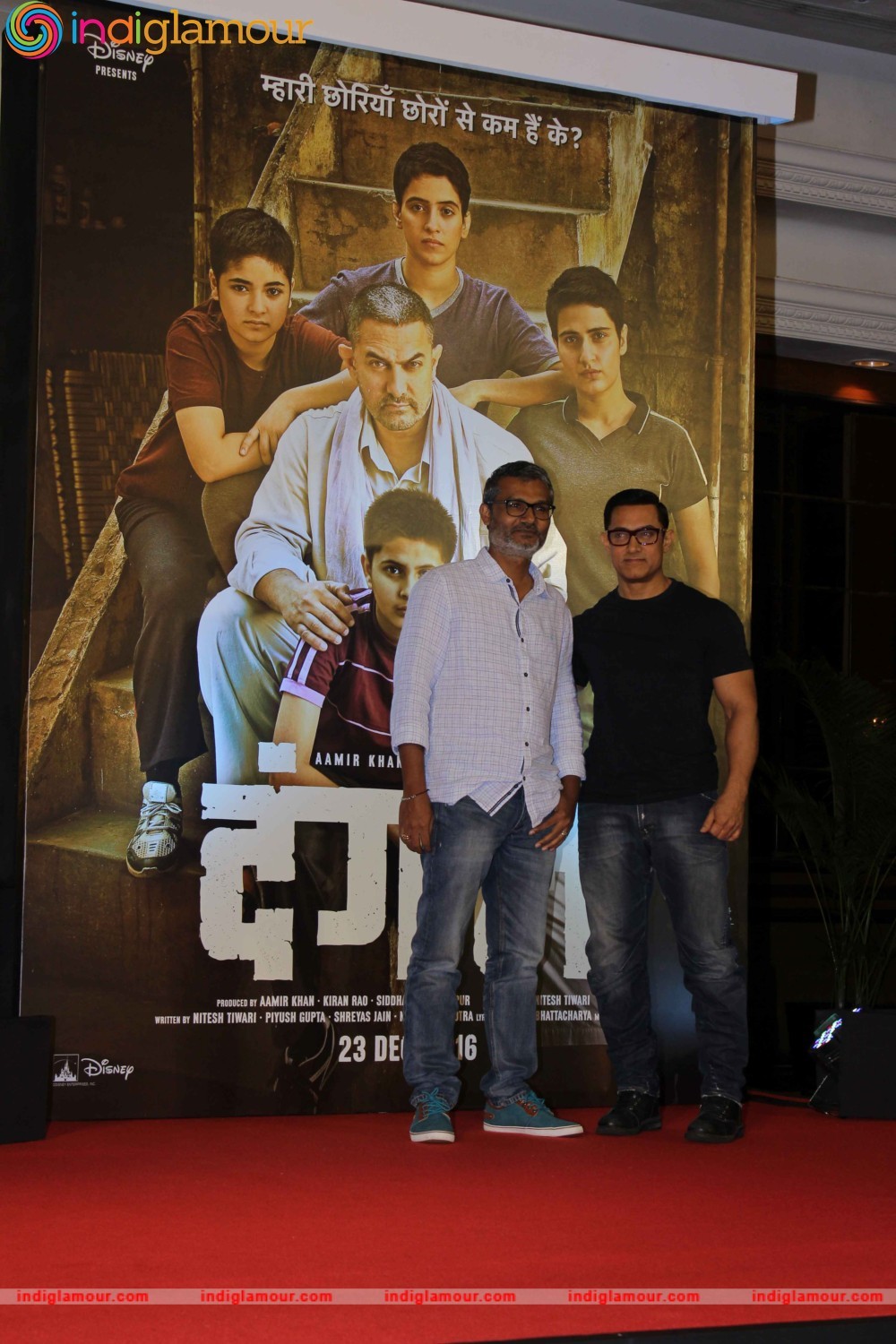 Poster Launch of Film Dangal Event hd photo