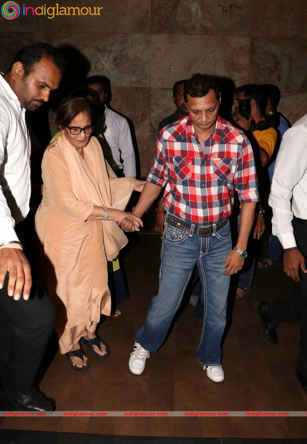 Sultan Screening with Salman Khan and his Family at Lightbox Event hd photo
