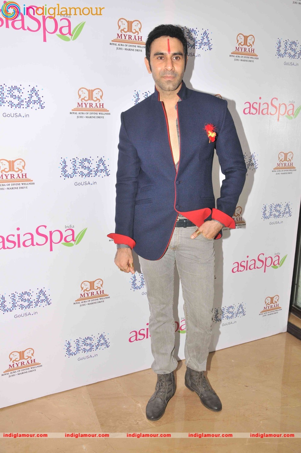 Gauhar Khan Unveils Asia Spa India Magazine July Cover Issue Event hd photo