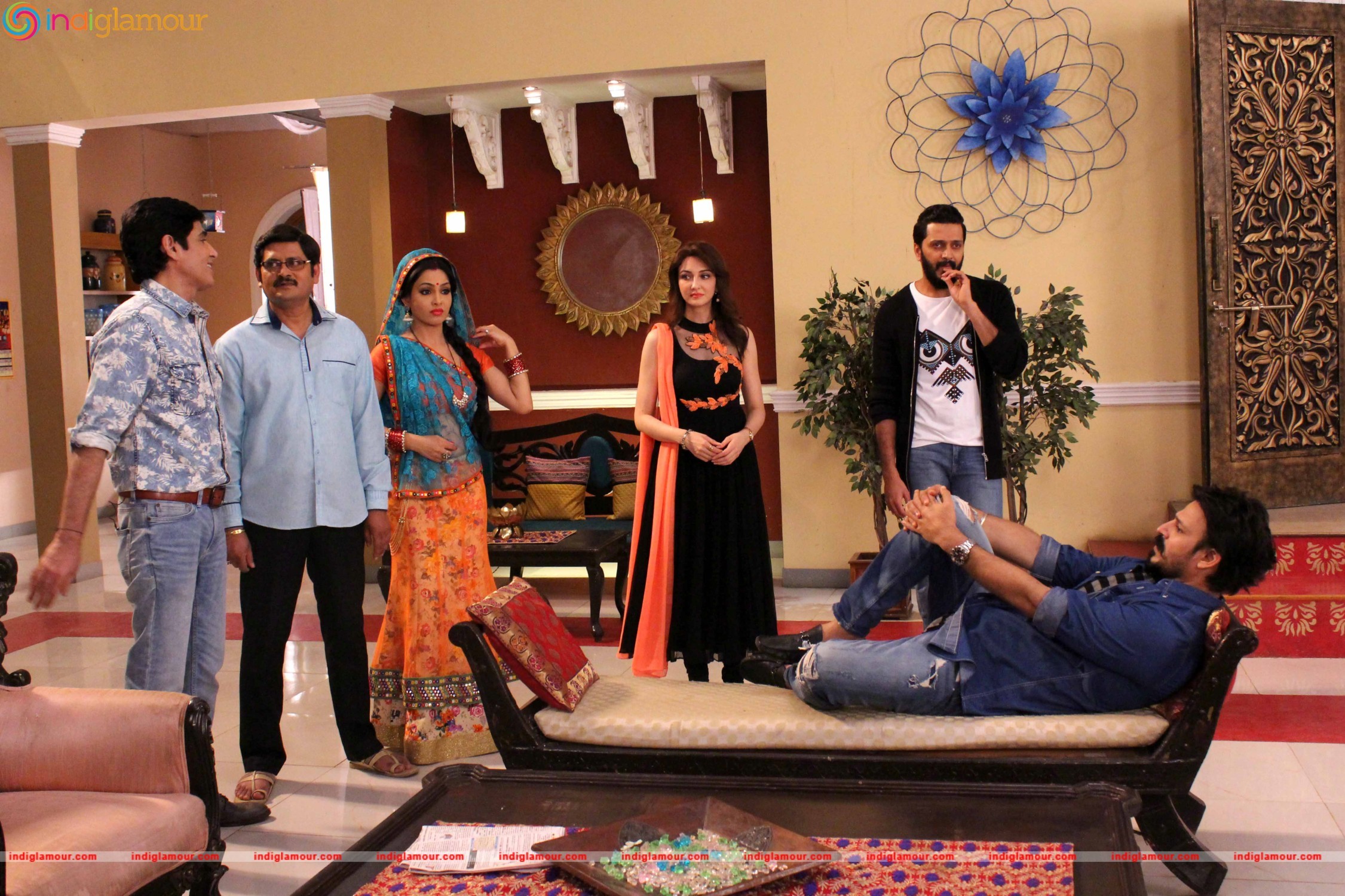 Promotion of Film Great Grand Masti 3 On the Sets Serial Bhabi Ji Ghar Par Hain Event hd photo