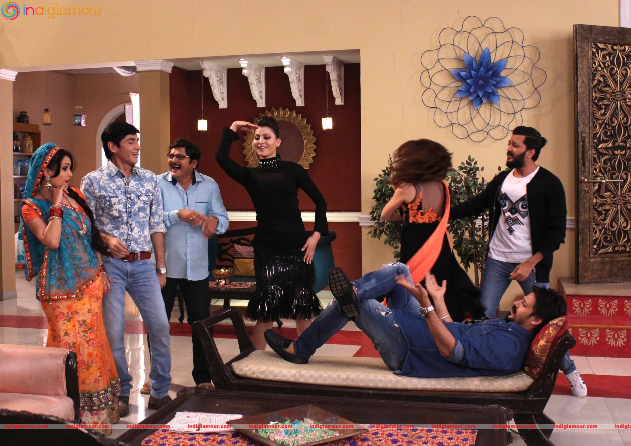 Promotion of Film Great Grand Masti 3 On the Sets Serial Bhabi Ji Ghar Par Hain Event hd photo