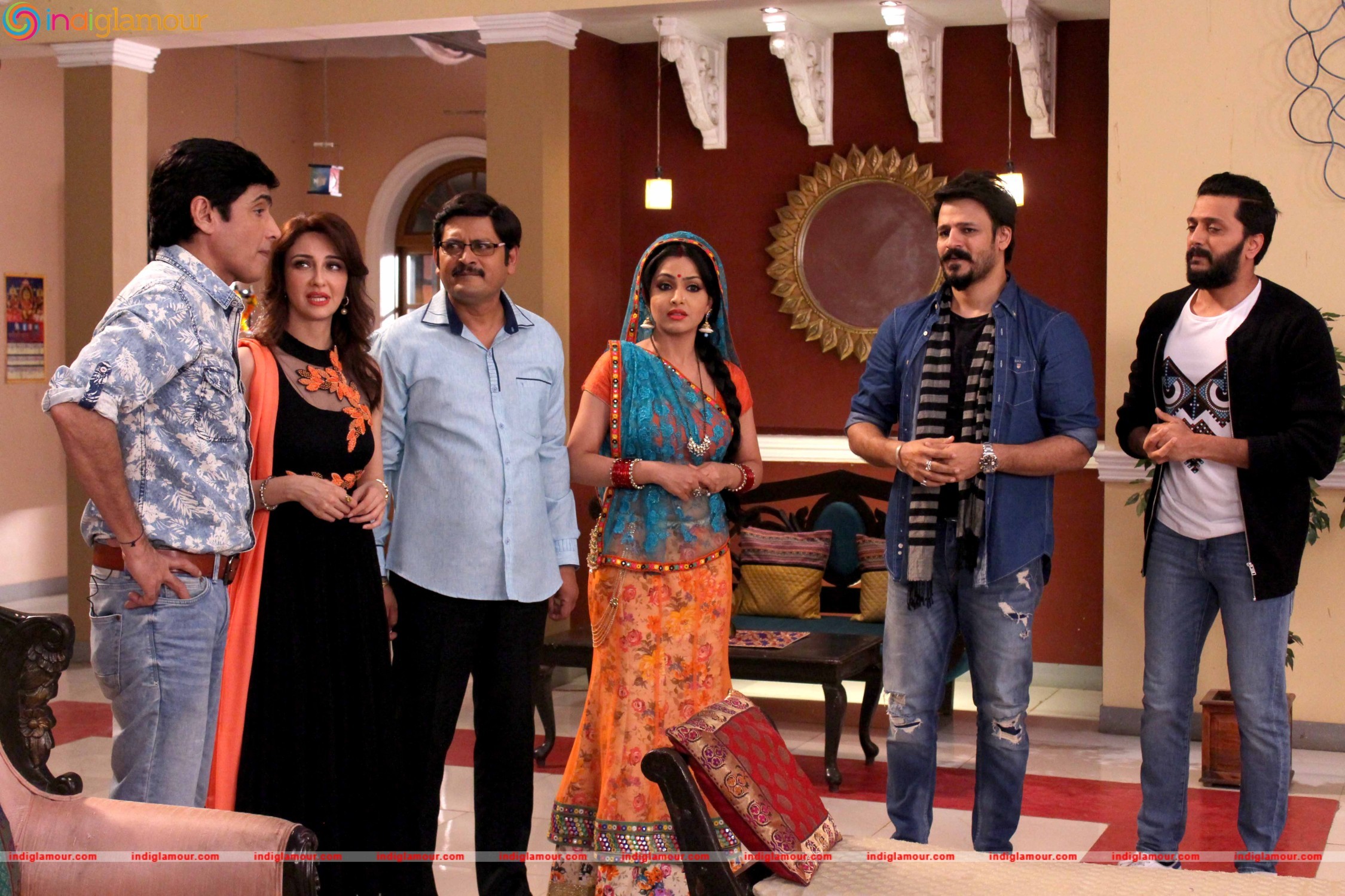 Promotion of Film Great Grand Masti 3 On the Sets Serial Bhabi Ji Ghar Par Hain Event hd photo