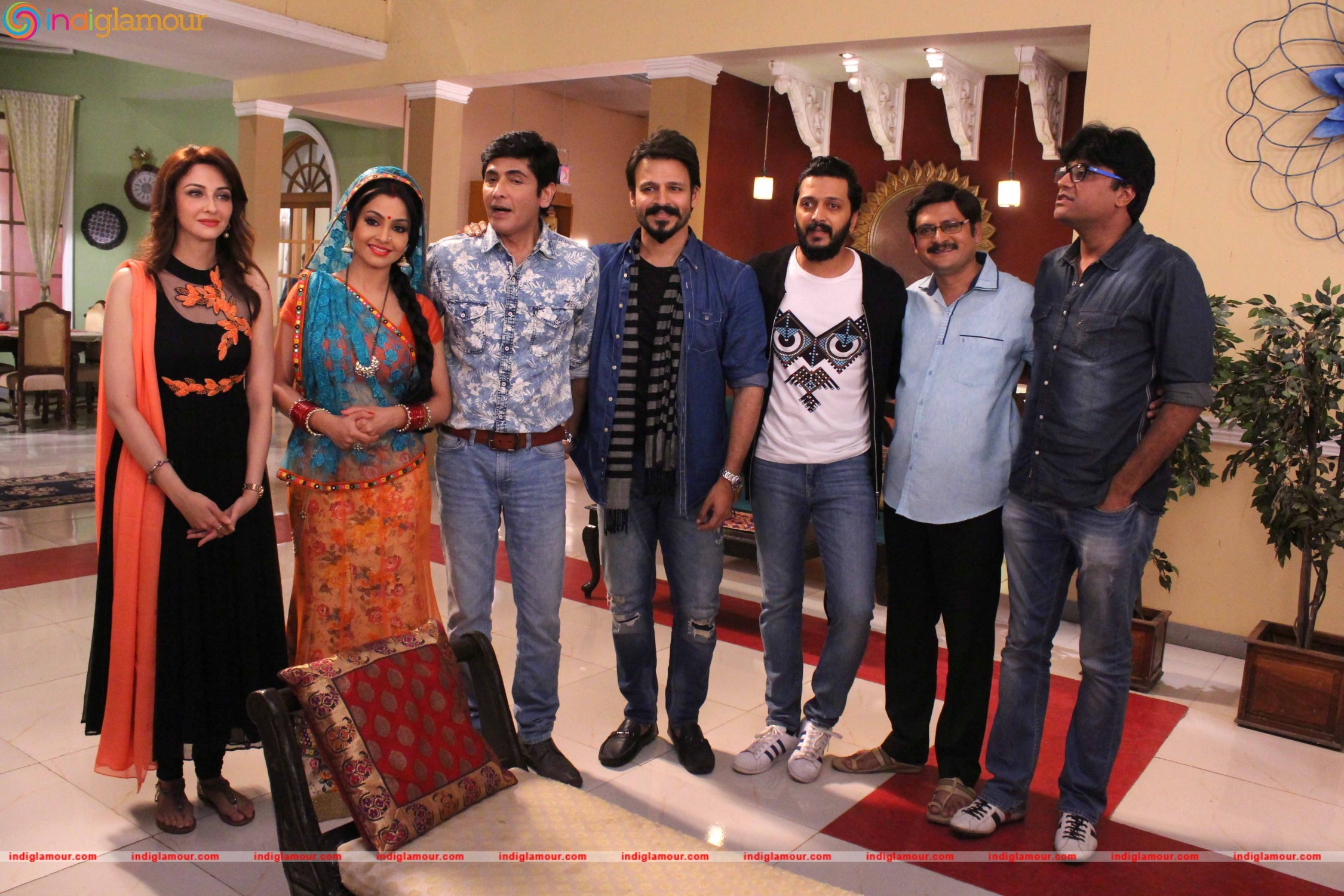 Promotion of Film Great Grand Masti 3 On the Sets Serial Bhabi Ji Ghar Par Hain Event hd photo
