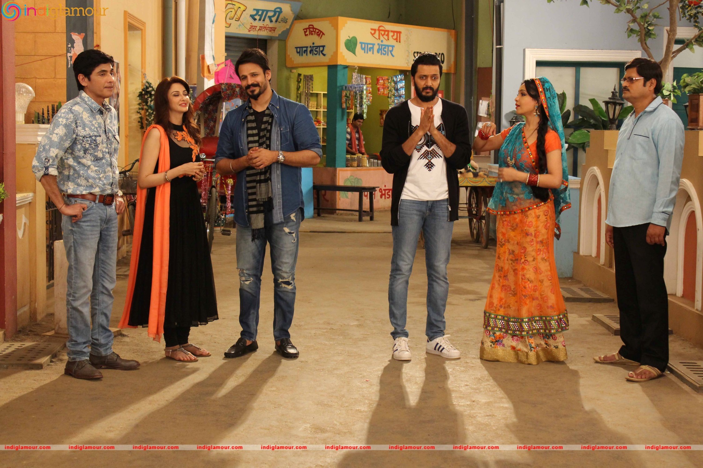 Promotion of Film Great Grand Masti 3 On the Sets Serial Bhabi Ji Ghar Par Hain Event hd photo
