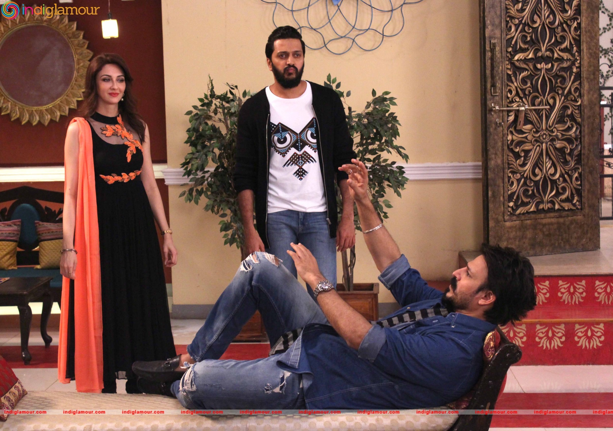 Promotion of Film Great Grand Masti 3 On the Sets Serial Bhabi Ji Ghar Par Hain Event hd photo
