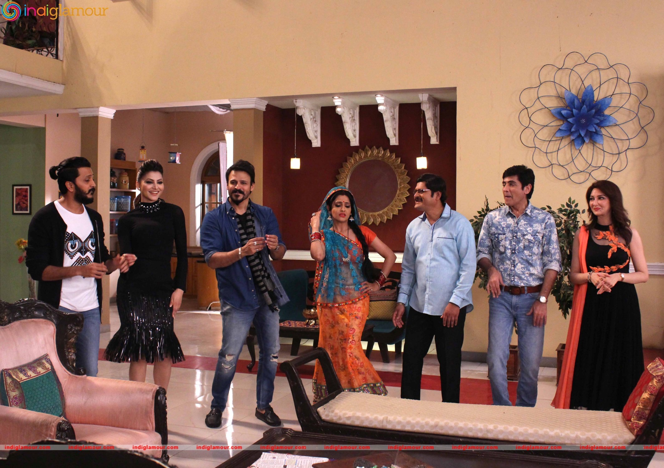 Promotion of Film Great Grand Masti 3 On the Sets Serial Bhabi Ji Ghar Par Hain Event hd photo