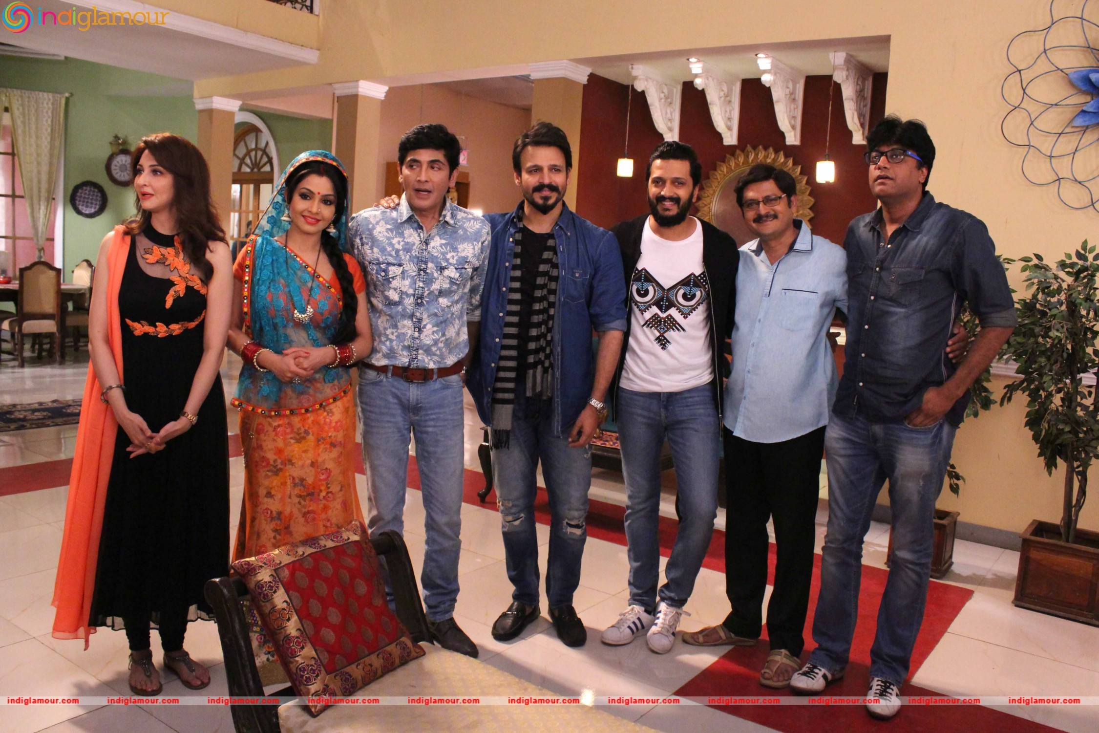 Promotion of Film Great Grand Masti 3 On the Sets Serial Bhabi Ji Ghar Par Hain Event hd photo