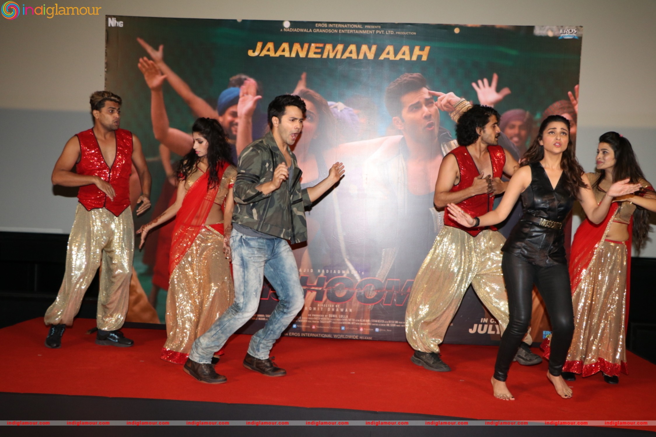 Launch of Song Jaaneman Aah from Film Dishoom Event hd photo