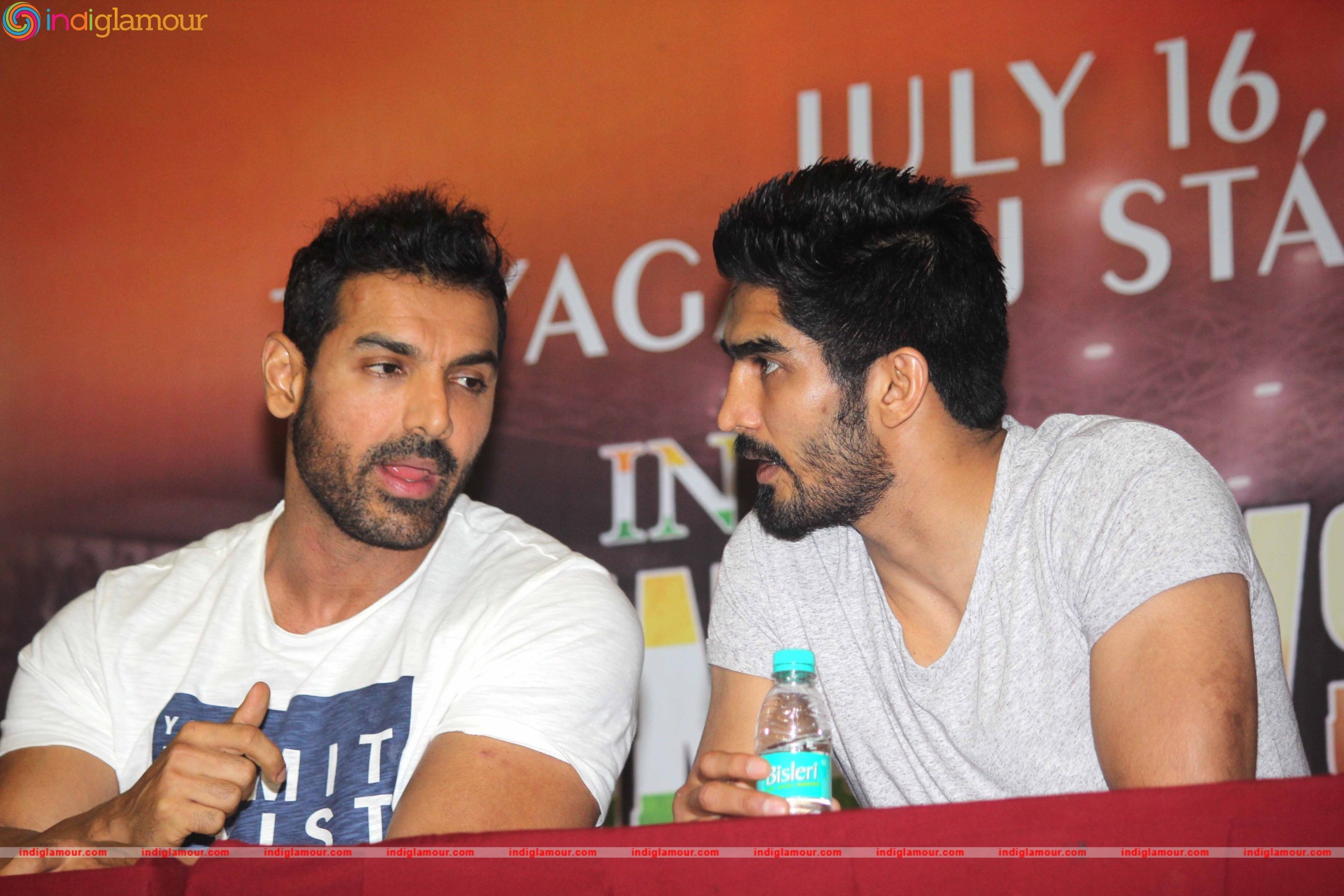 John Abraham Support Vijender Singh Fight Against Kerry Hope Event hd photo