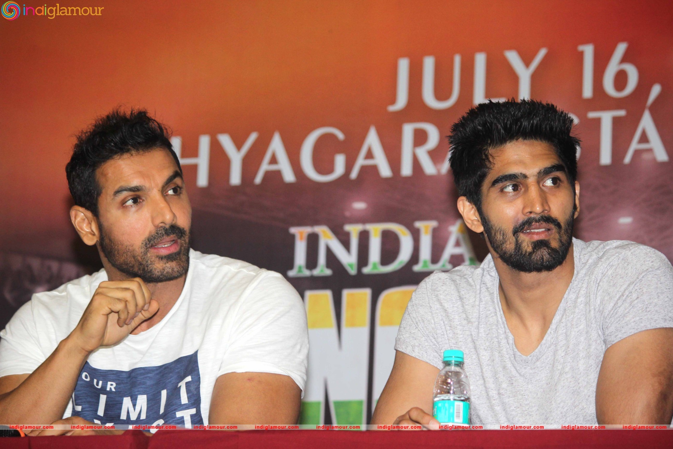 John Abraham Support Vijender Singh Fight Against Kerry Hope Event hd photo