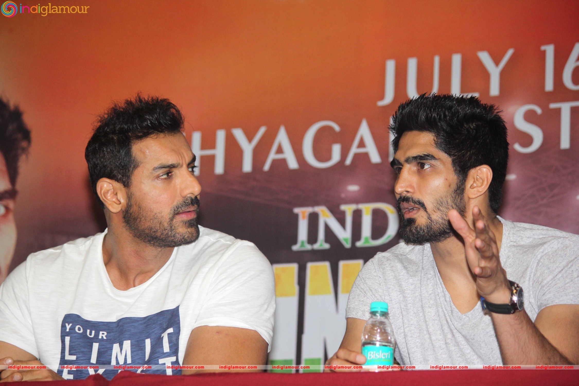 John Abraham Support Vijender Singh Fight Against Kerry Hope Event hd photo