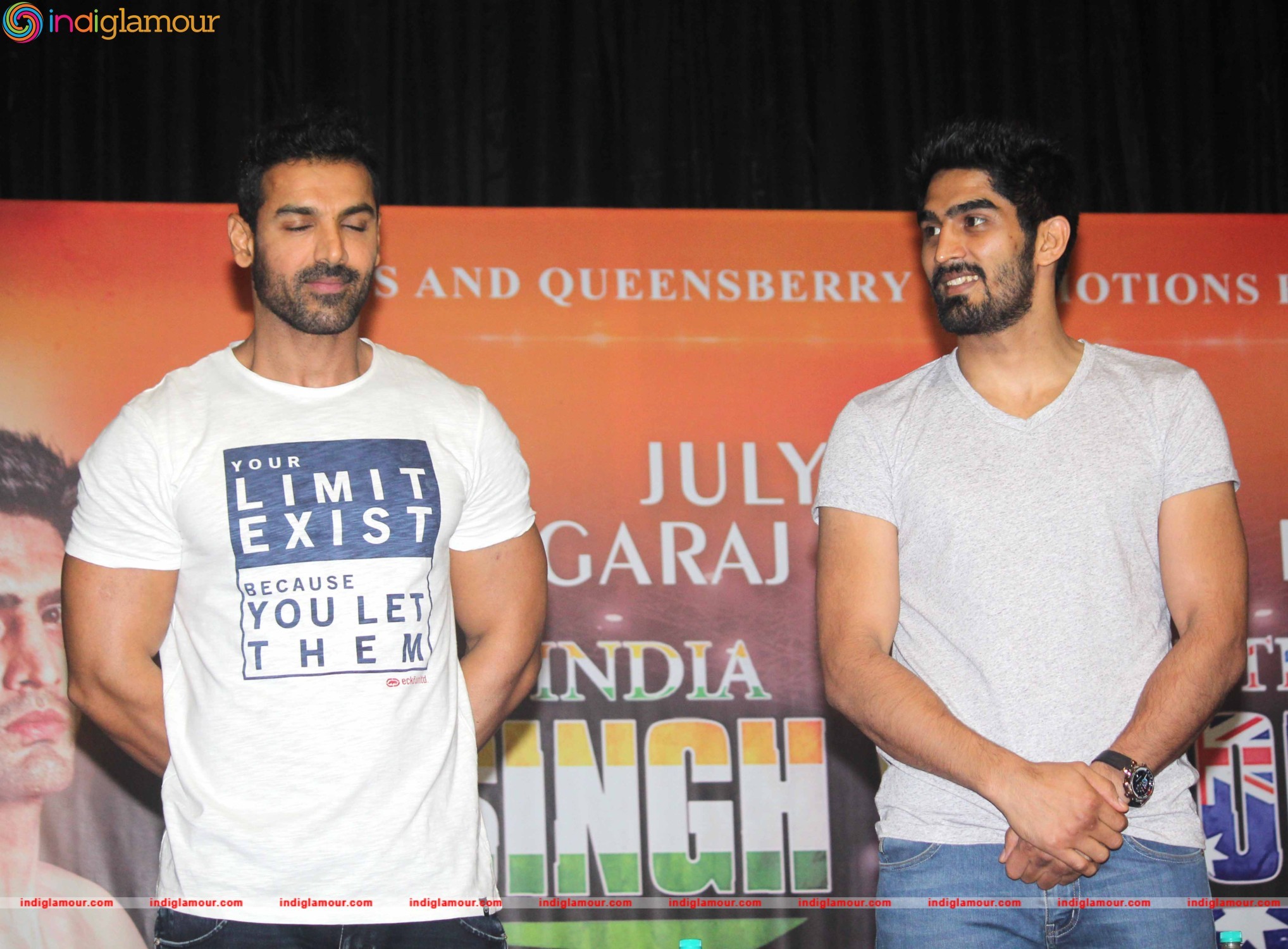 John Abraham Support Vijender Singh Fight Against Kerry Hope Event hd photo