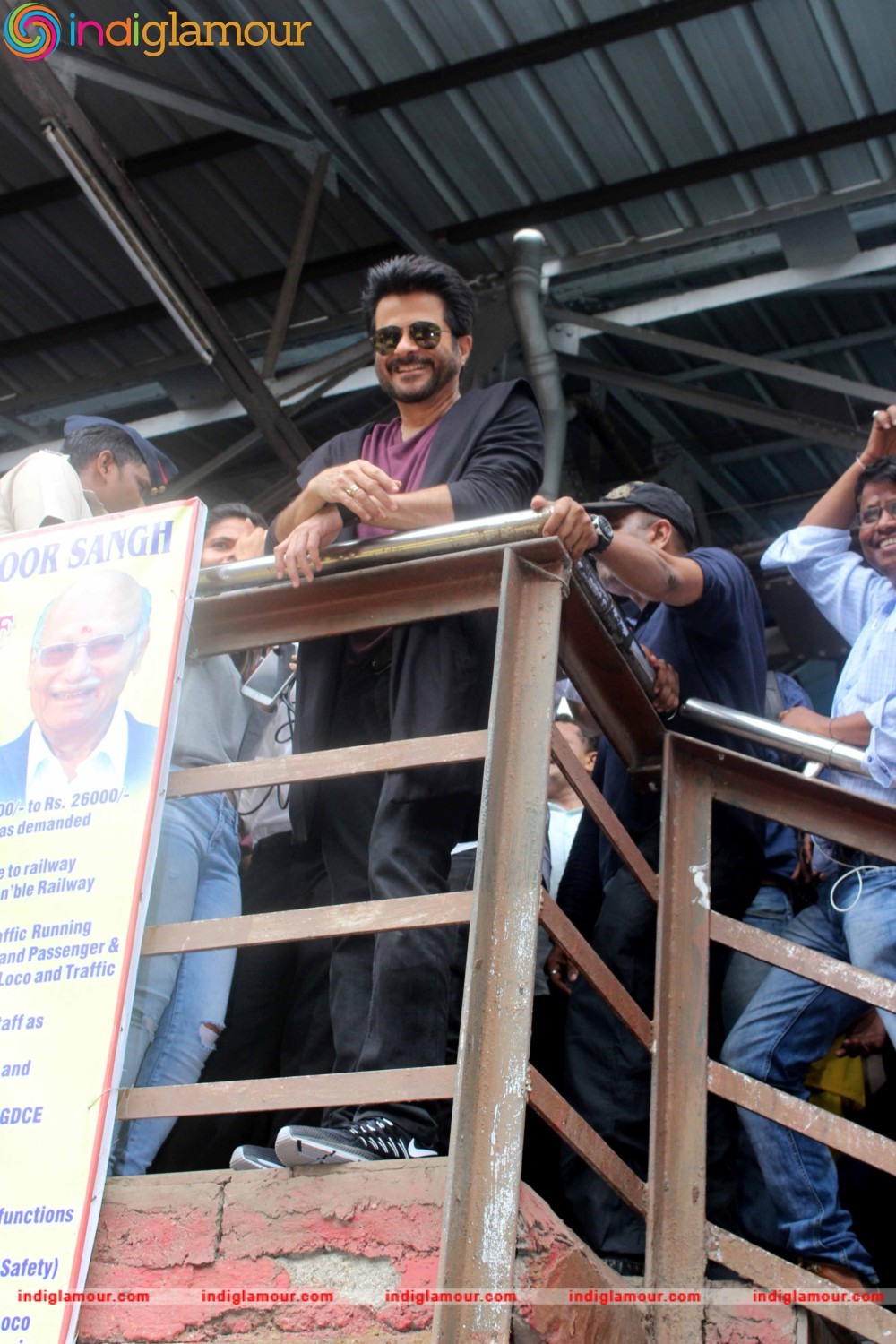 Anil Kapoor Promotes his TV Show 24 Season 2 at Mumbai Central Station Event hd photo