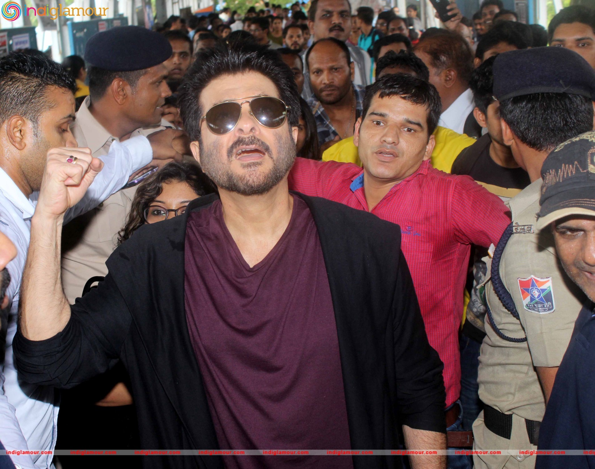 Anil Kapoor Promotes his TV Show 24 Season 2 at Mumbai Central Station Event hd photo