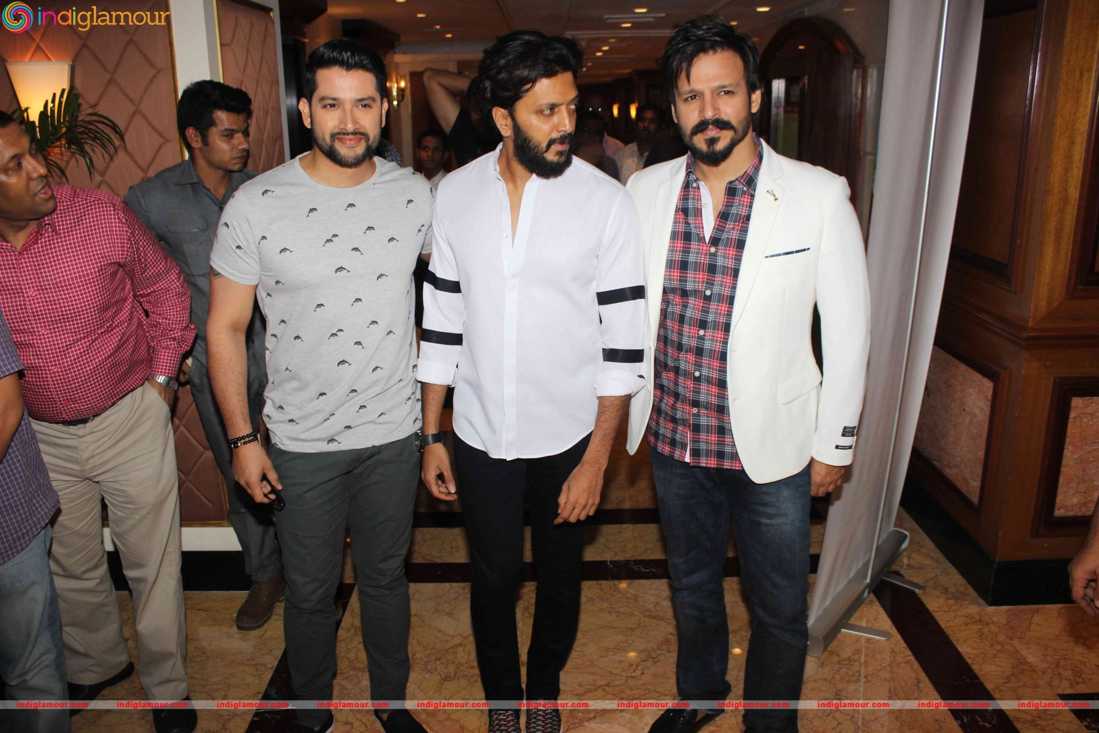 Great Grand Masti Cast Address the Media on the Issue of Piracy Event hd photo