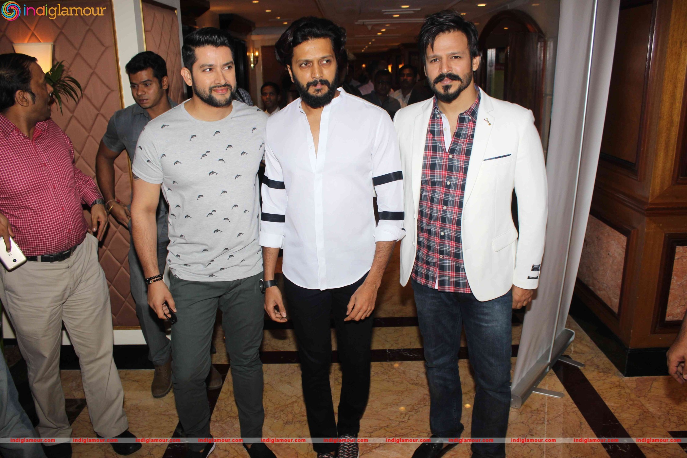 Great Grand Masti Cast Address the Media on the Issue of Piracy Event hd photo