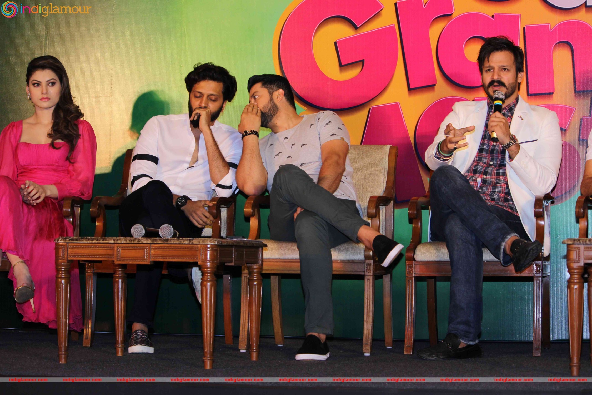 Great Grand Masti Cast Address the Media on the Issue of Piracy Event hd photo