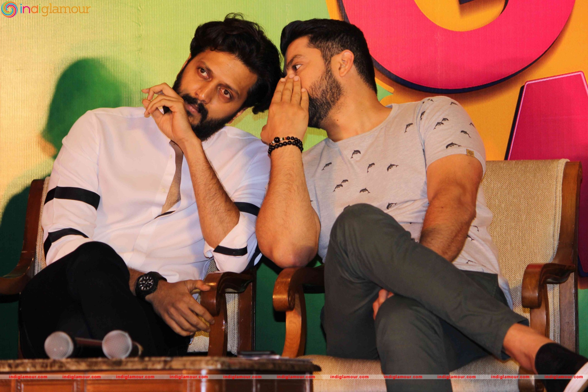 Great Grand Masti Cast Address the Media on the Issue of Piracy Event hd photo