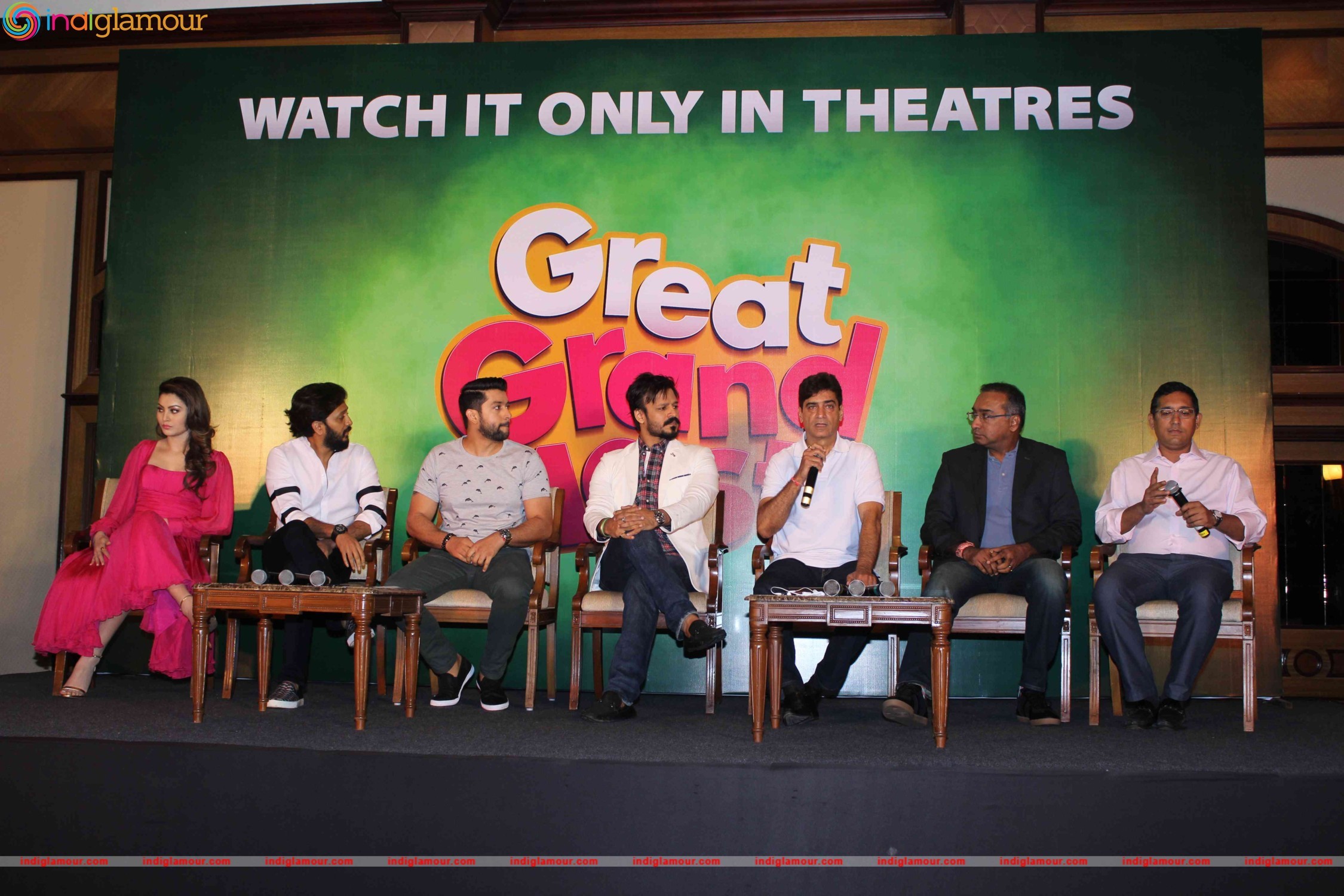 Great Grand Masti Cast Address the Media on the Issue of Piracy Event hd photo