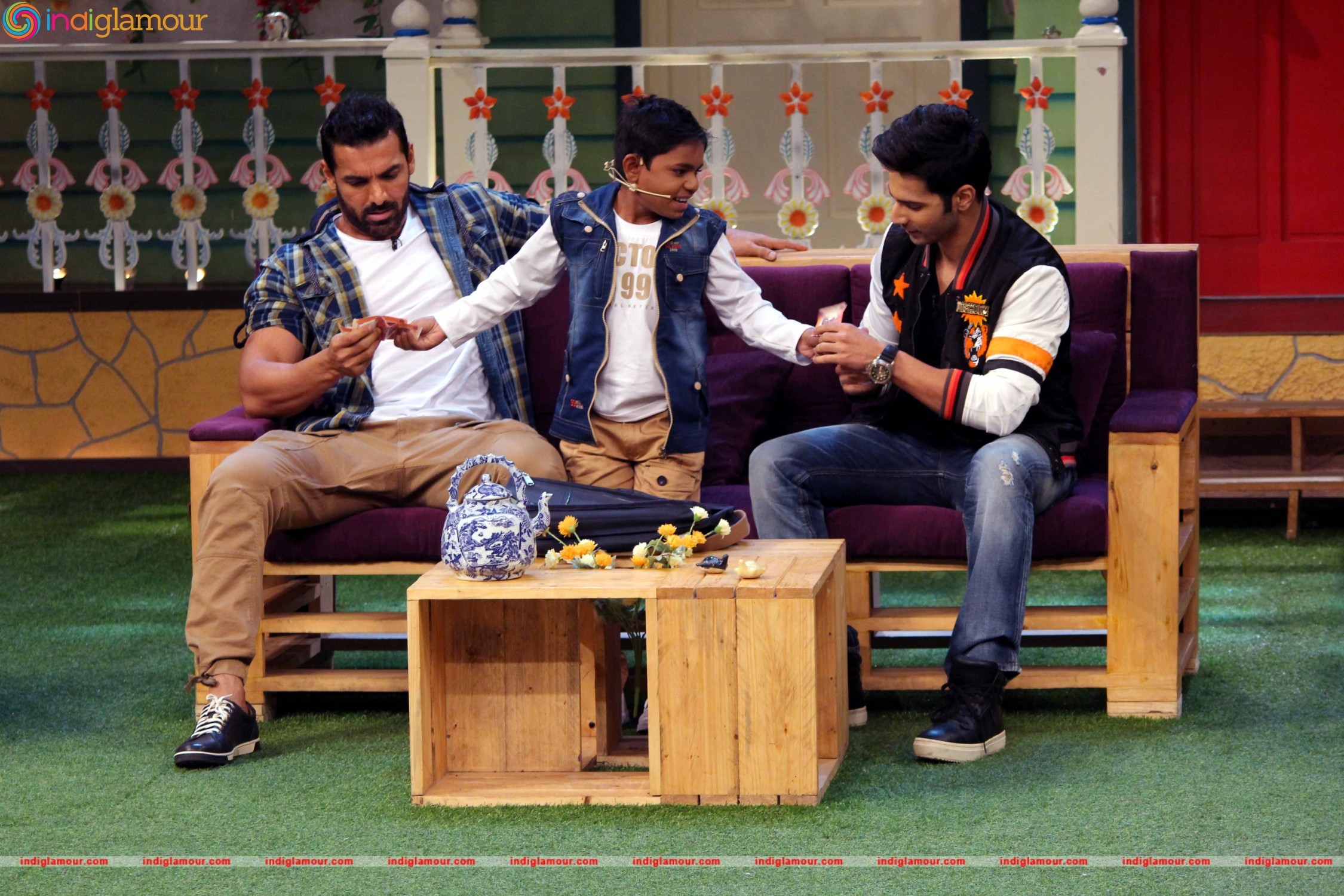 Promotion of Film Dishoom On the Set of Kapil Sharma's Show Event hd photo
