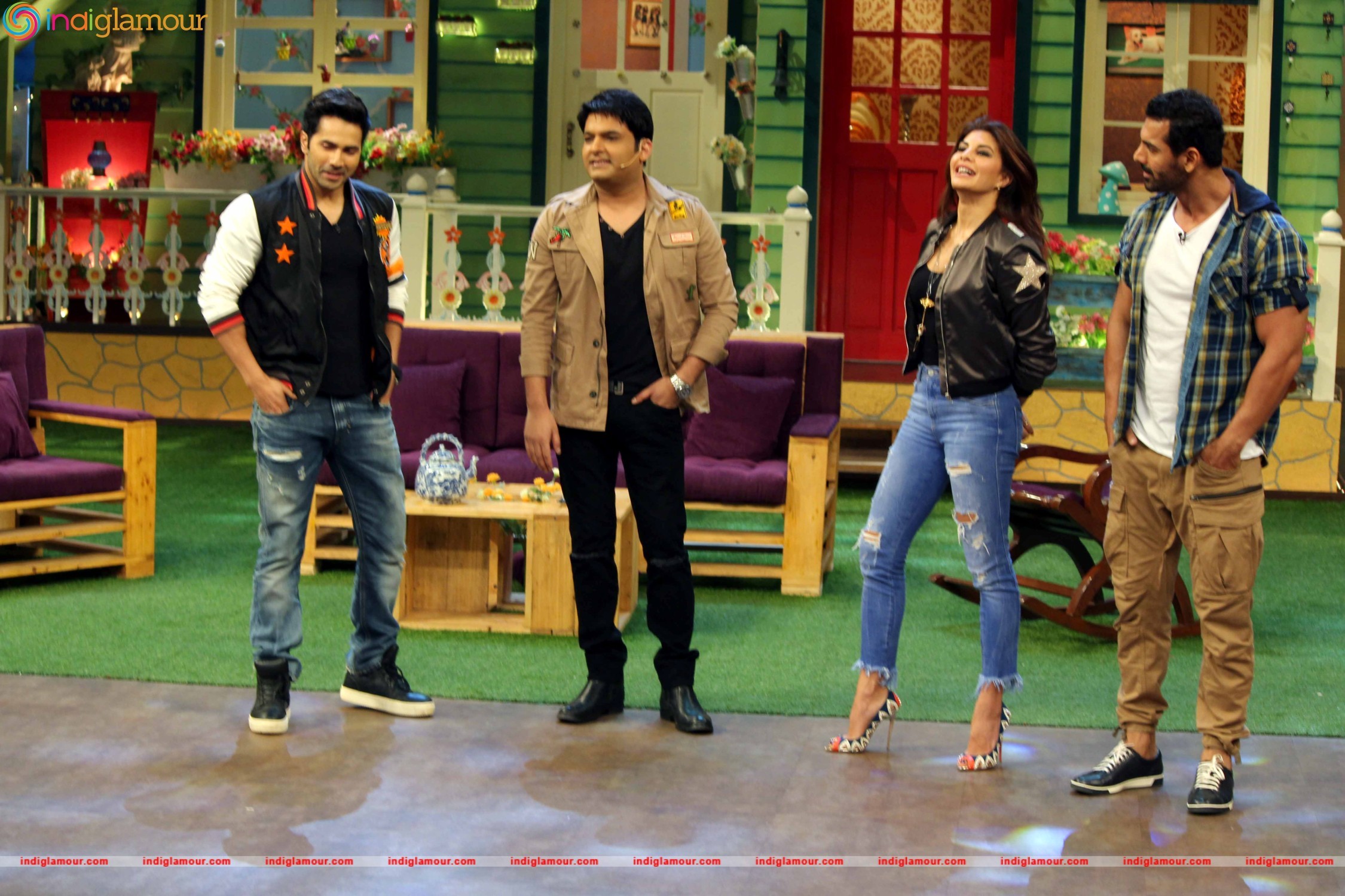 Promotion of Film Dishoom On the Set of Kapil Sharma's Show Event hd photo