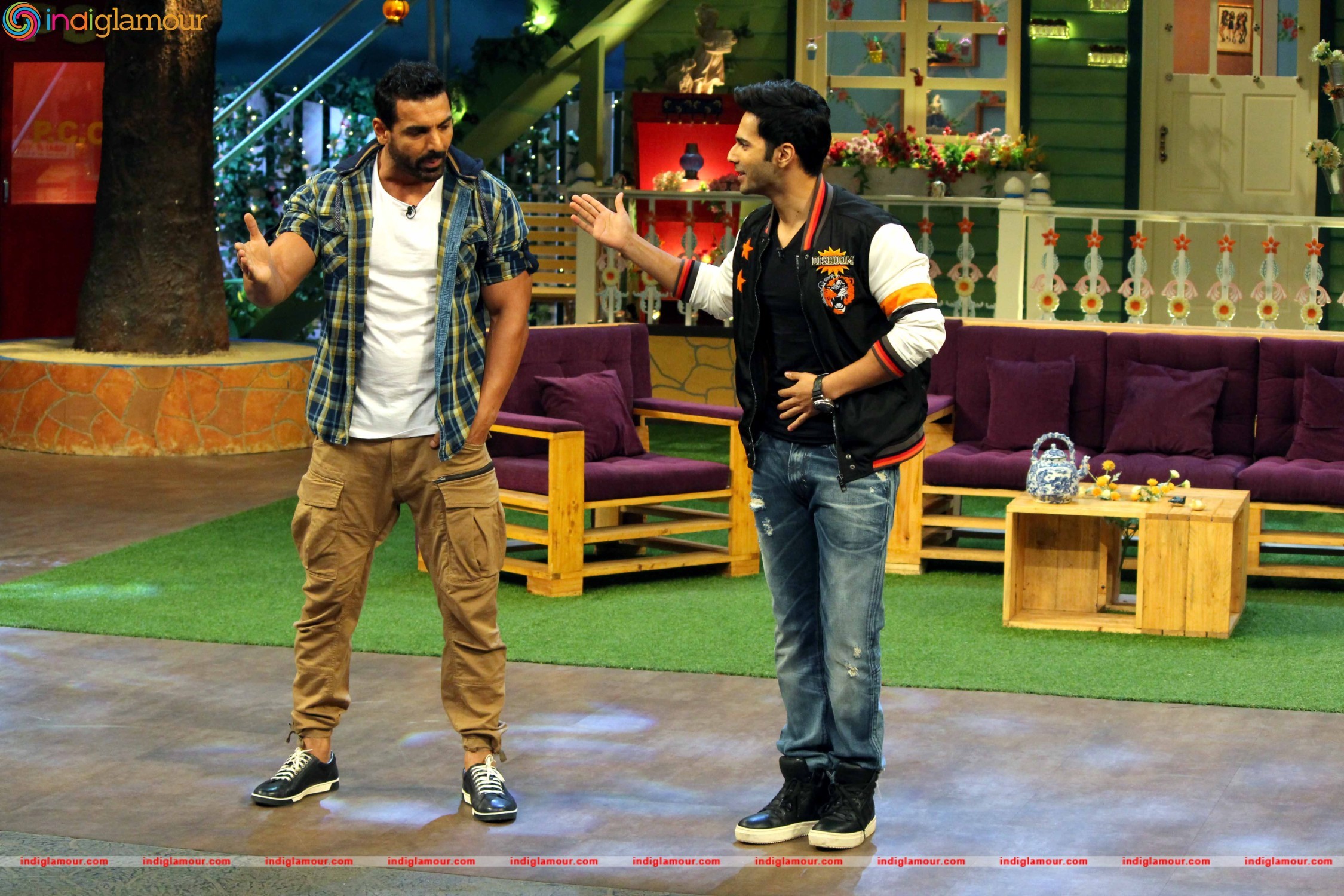 Promotion of Film Dishoom On the Set of Kapil Sharma's Show Event hd photo