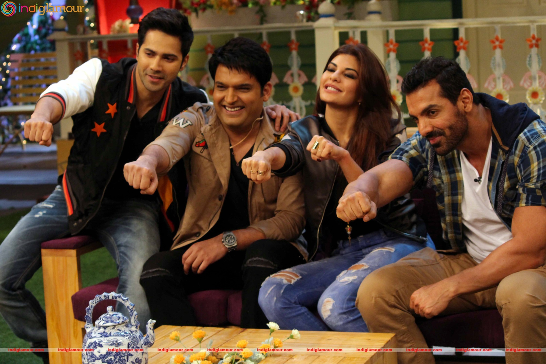 Promotion of Film Dishoom On the Set of Kapil Sharma's Show Event hd photo