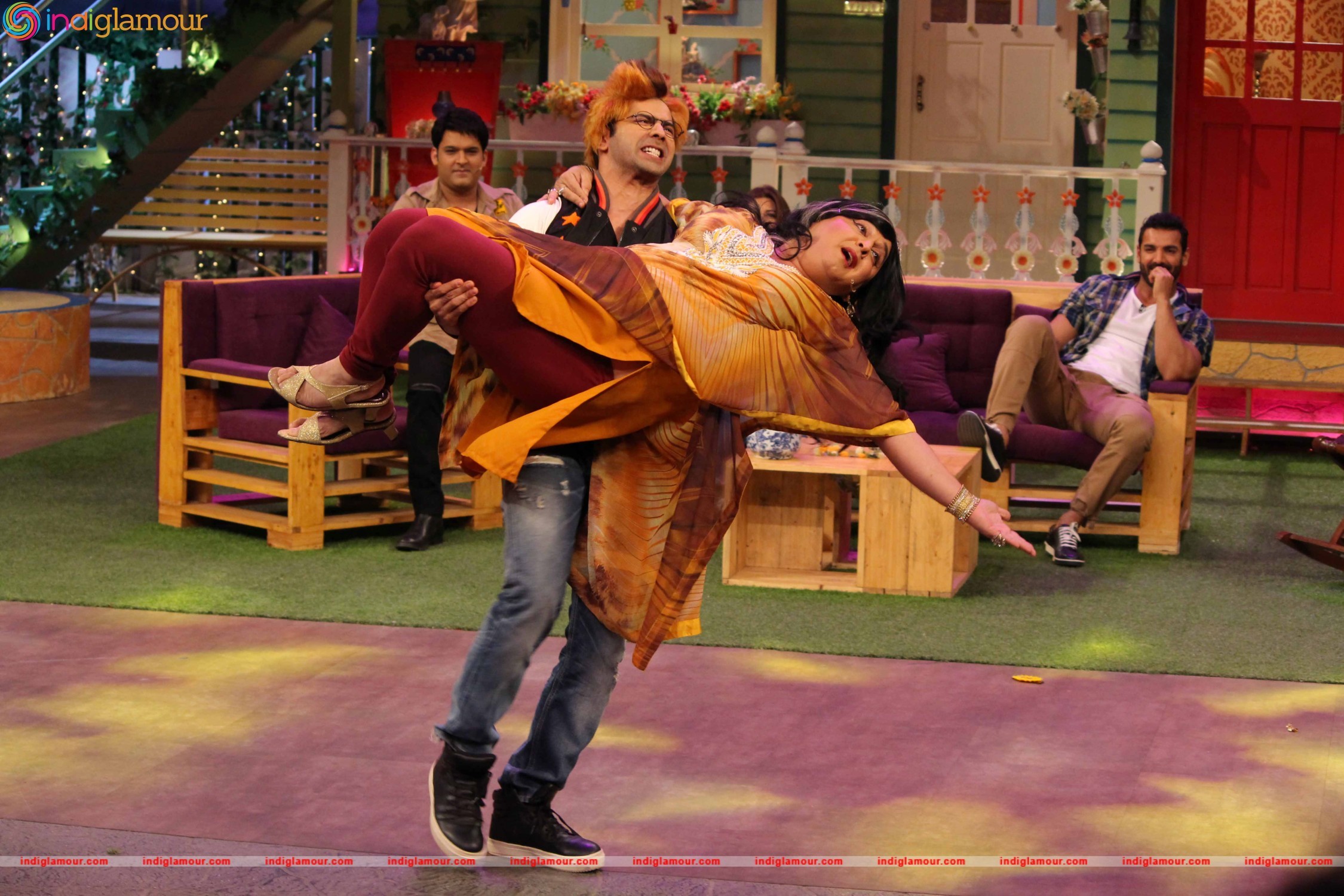 Promotion of Film Dishoom On the Set of Kapil Sharma's Show Event hd photo