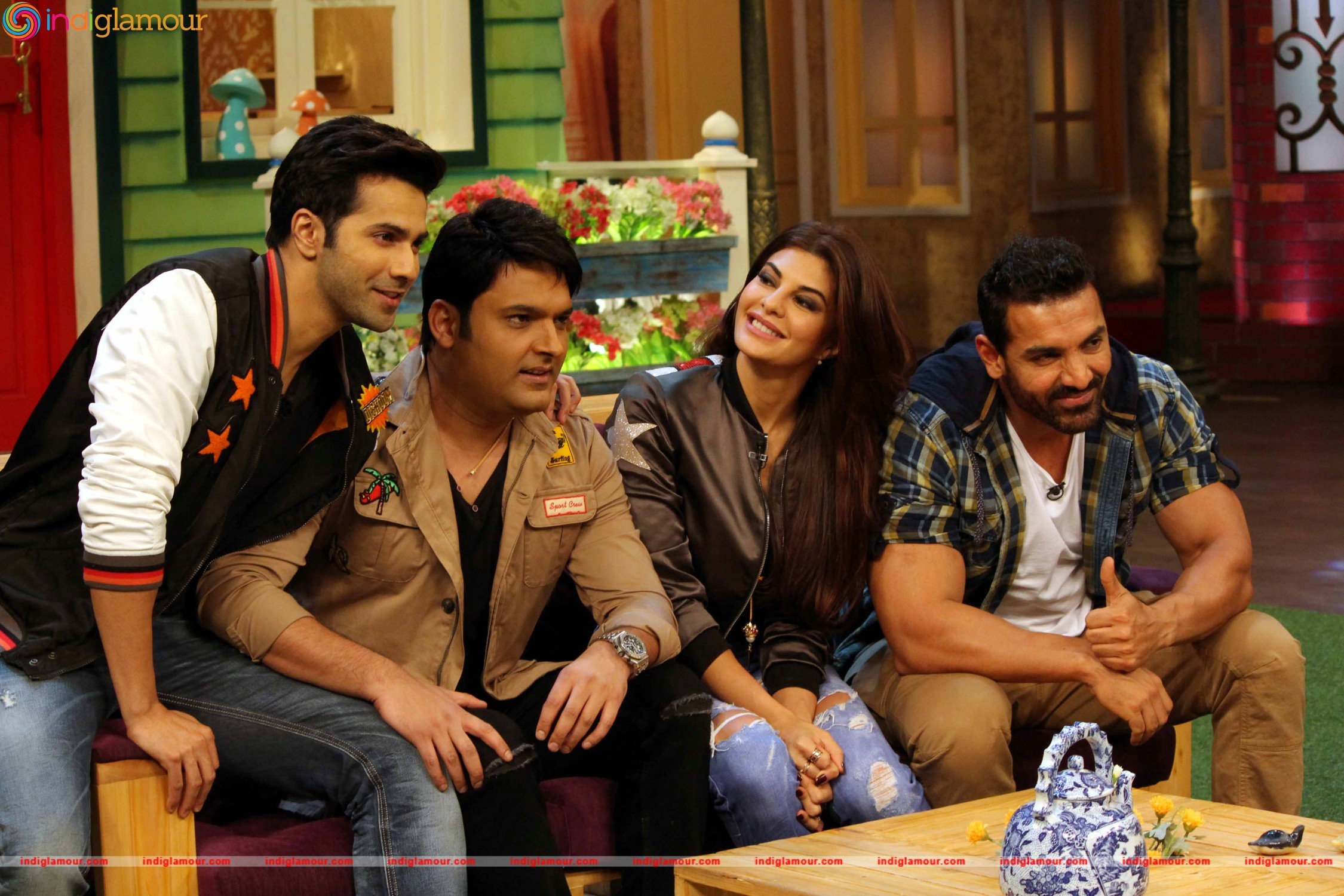Promotion of Film Dishoom On the Set of Kapil Sharma's Show Event hd photo